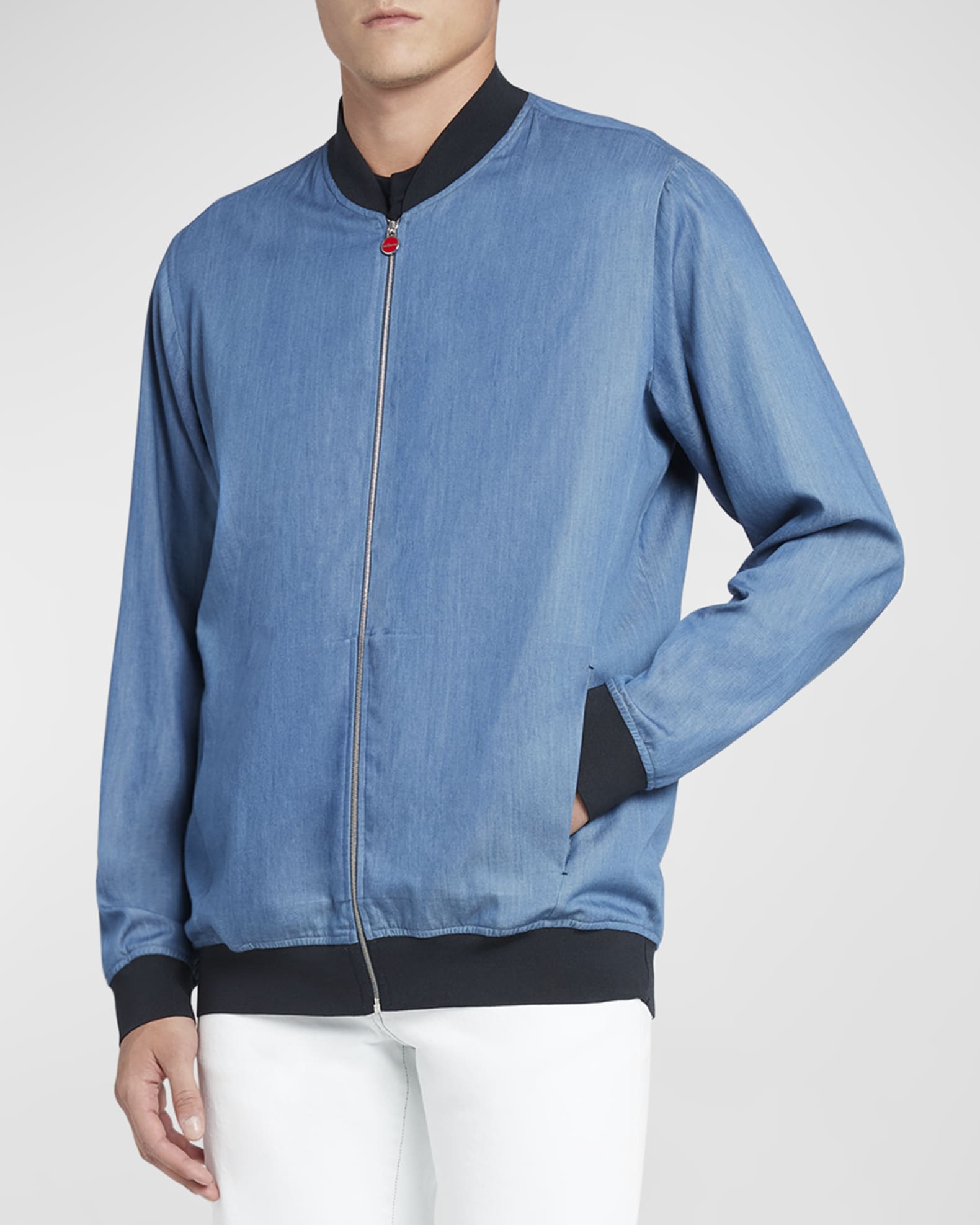 Mens chambray jacket discount