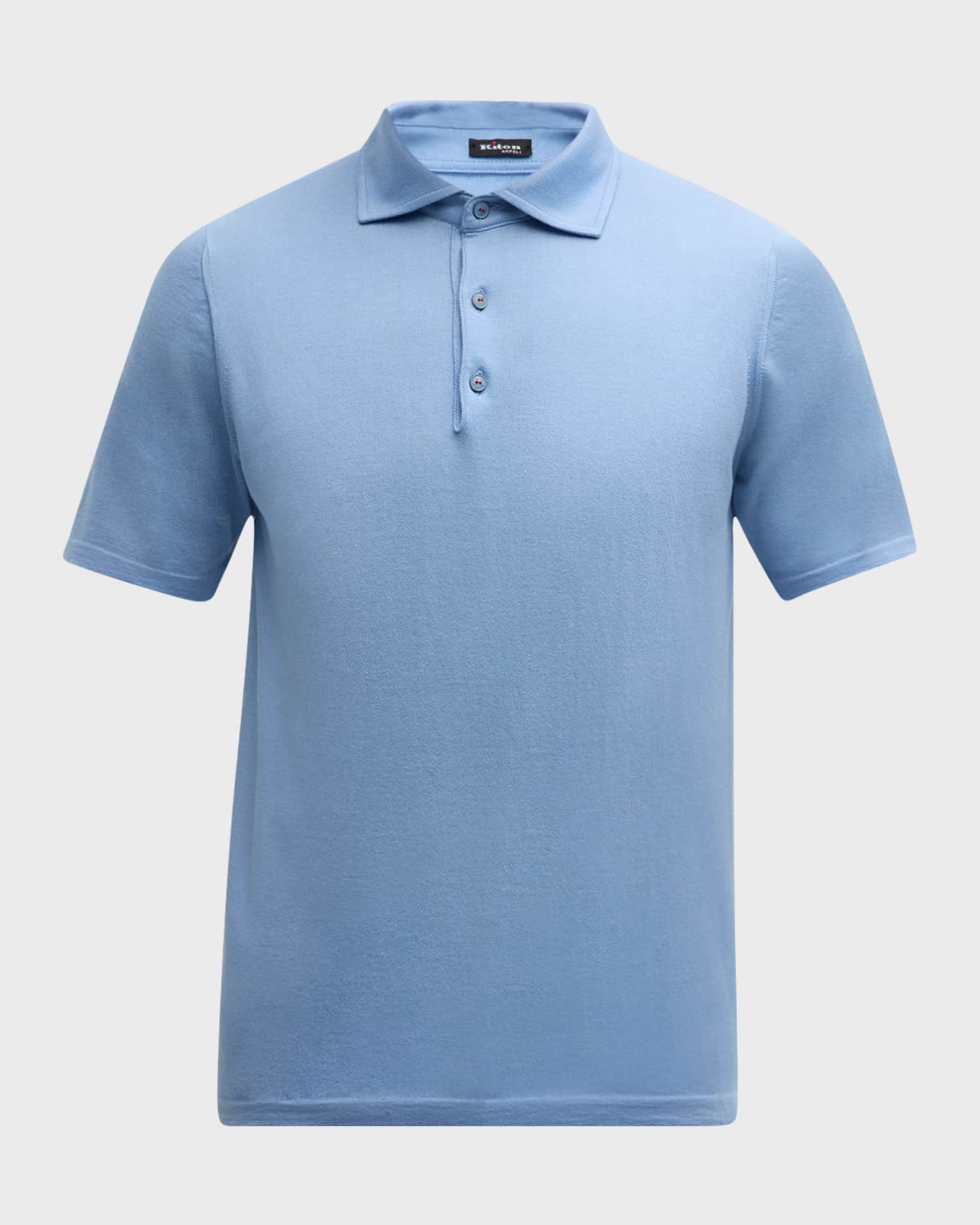 Kiton Men's Cotton Polo Shirt | Neiman Marcus