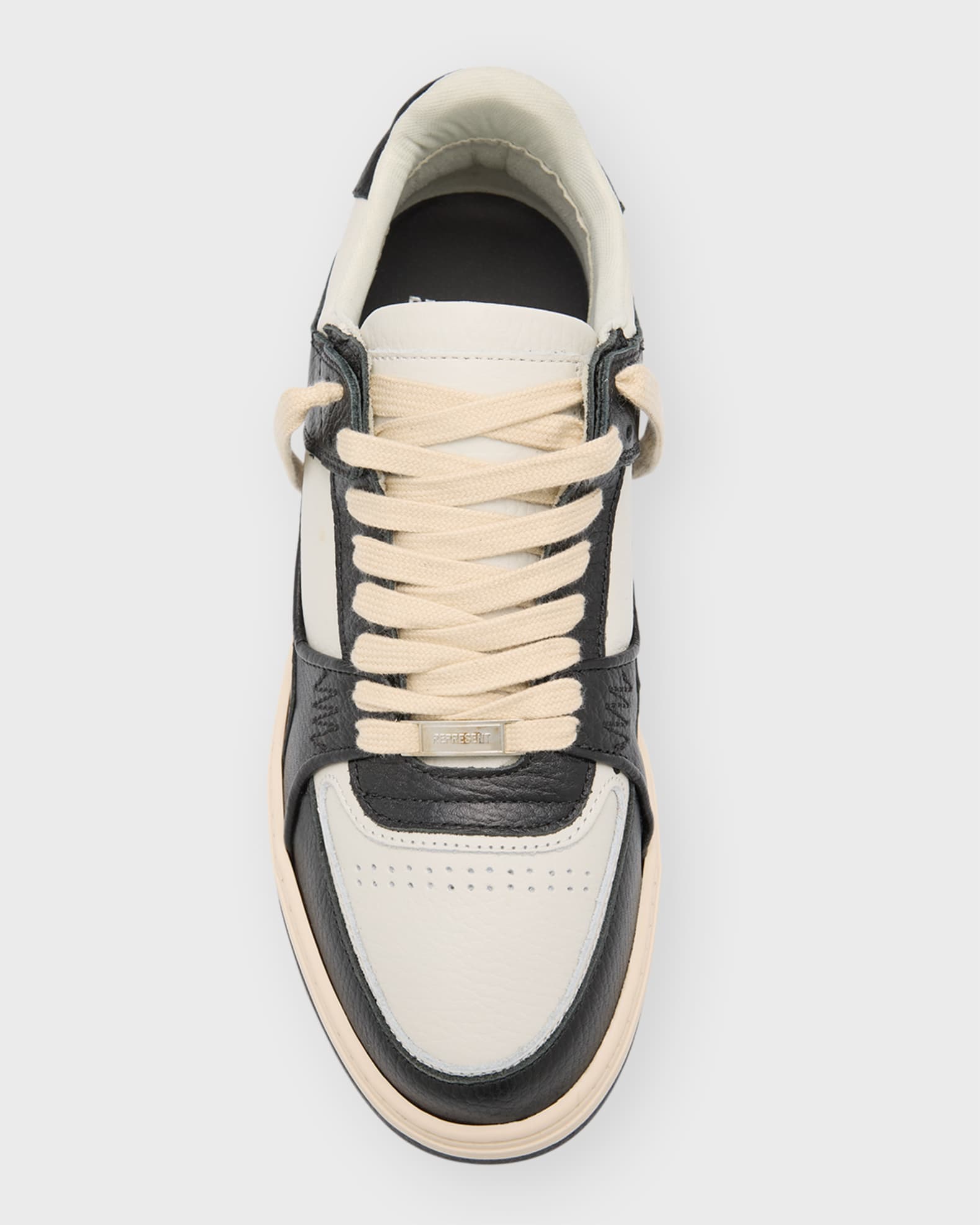 REPRESENT Men's Apex Bicolor Leather Low-Top Sneakers