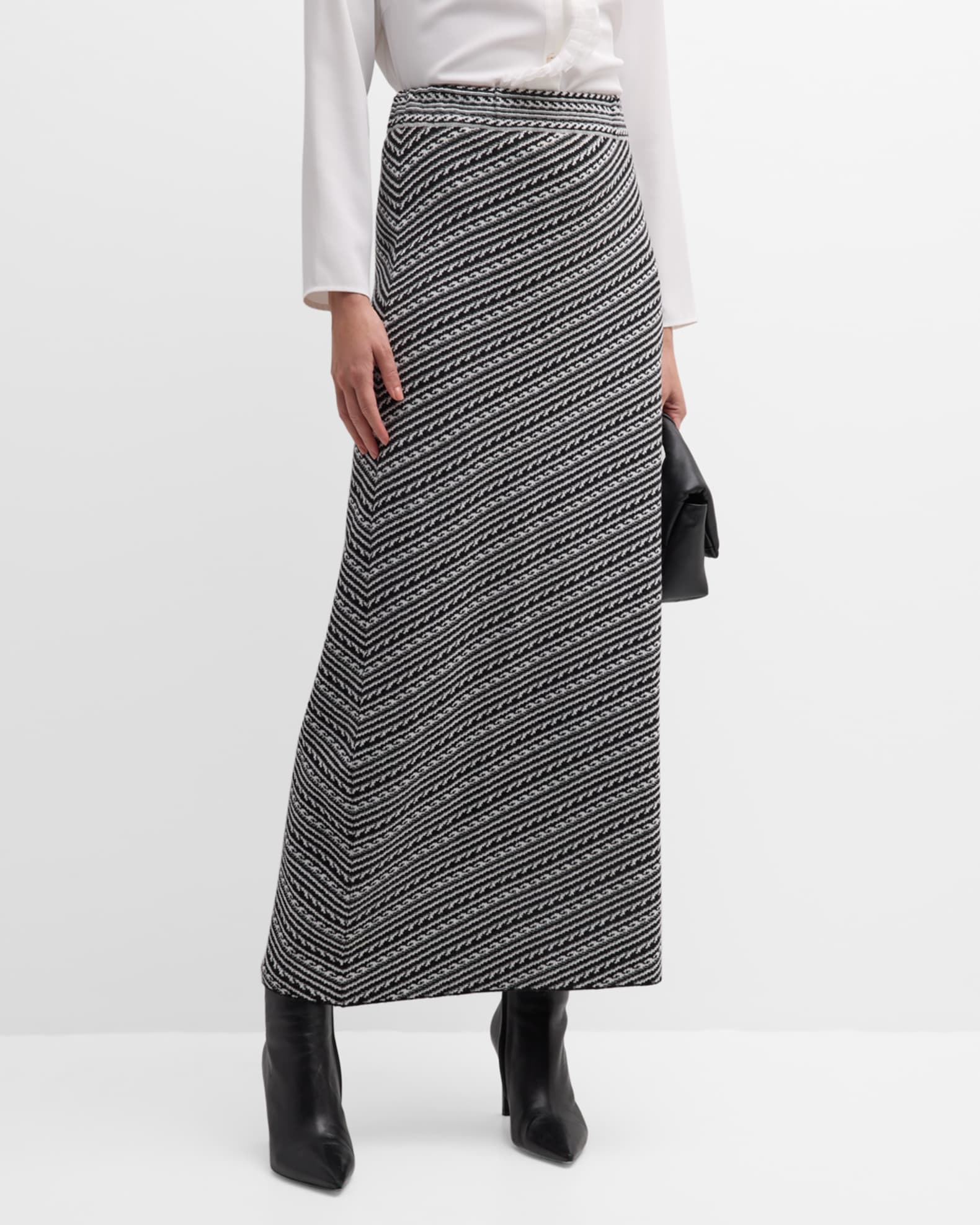 Louis Vuitton Pleated Skirts Medium Long Maxi Skirts
