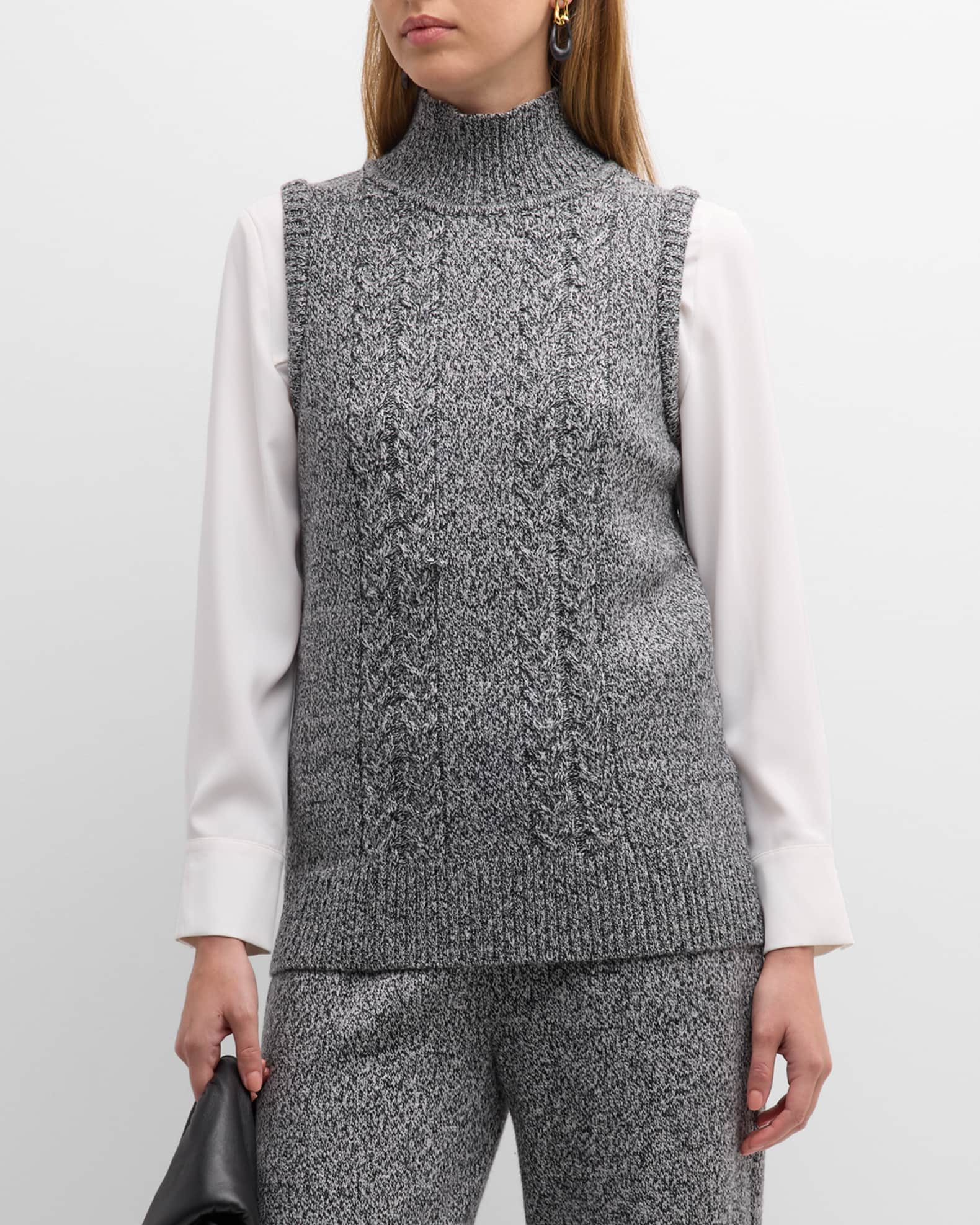 Knit Turtleneck Tank