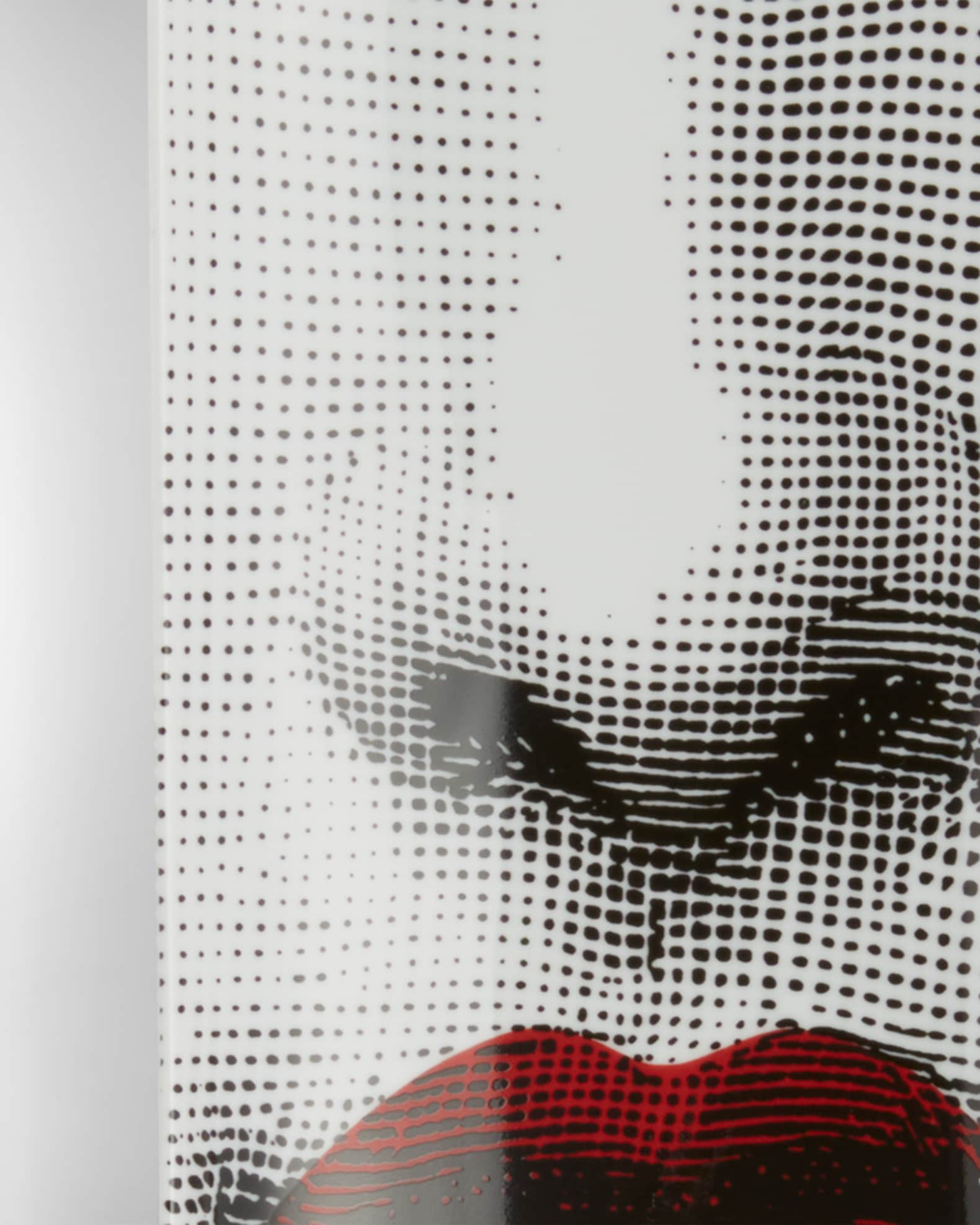 Fornasetti Tema e Variazioni n.397 Red Lips Rectangular Tray