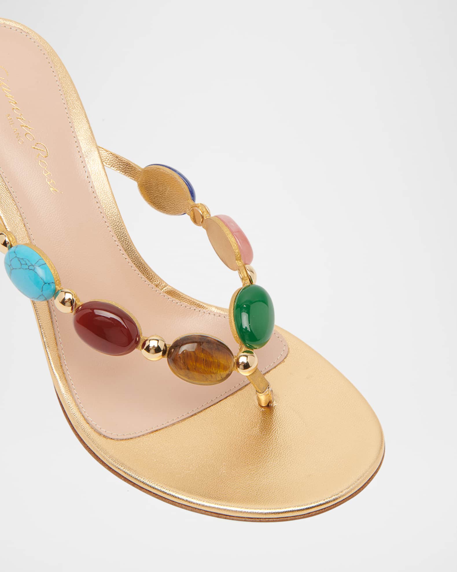 Gianvito Rossi Shanti Thong 70 Sandals | Neiman Marcus