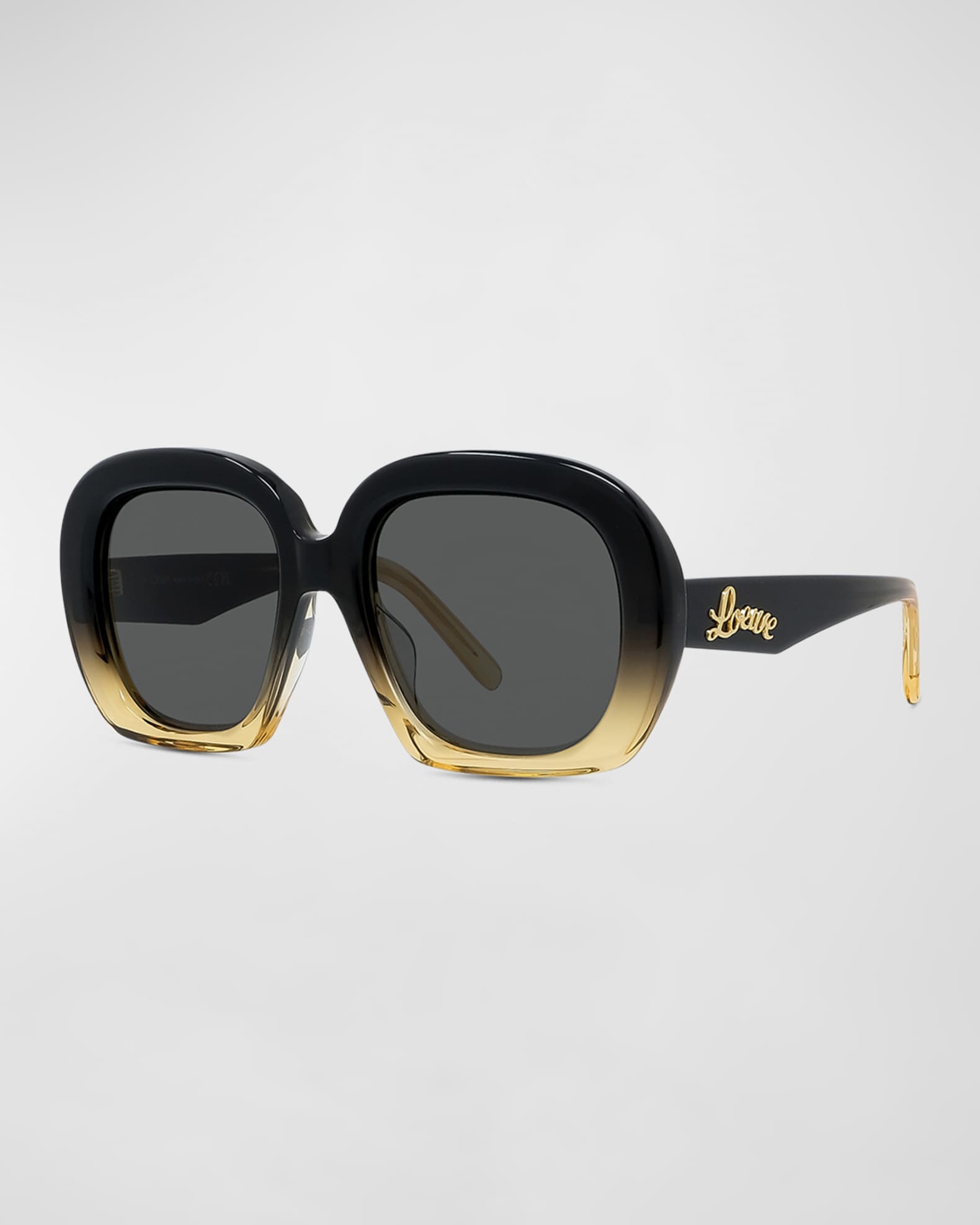 Louis Vuitton Women Black Sunglasses Acetate Gradient Lenses UVB Aviator  Eyewear