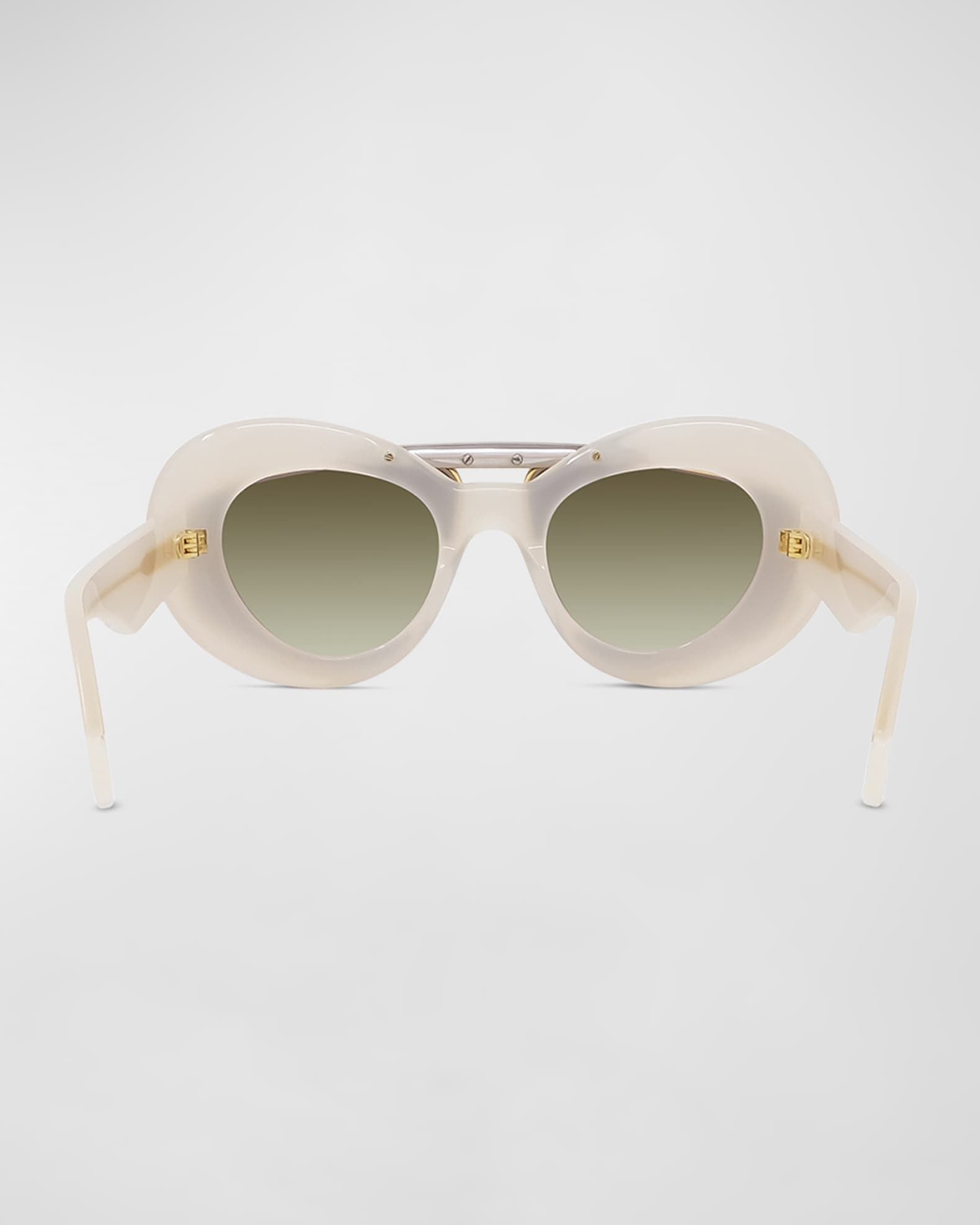 Loewe Double Frame MixedMedia CatEye Sunglasses Neiman Marcus