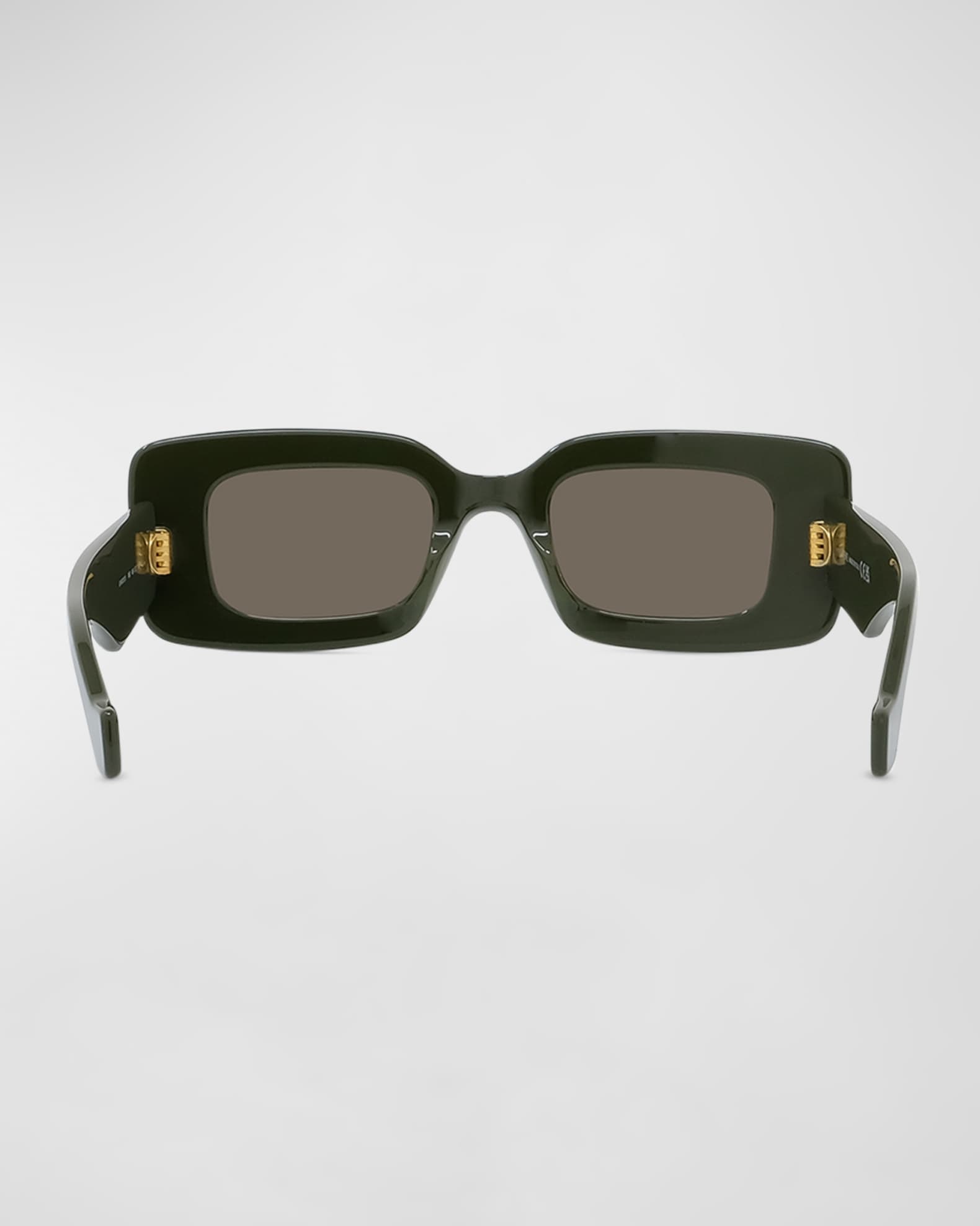 Loewe Anagram Beveled Acetate Rectangle Sunglasses | Neiman
