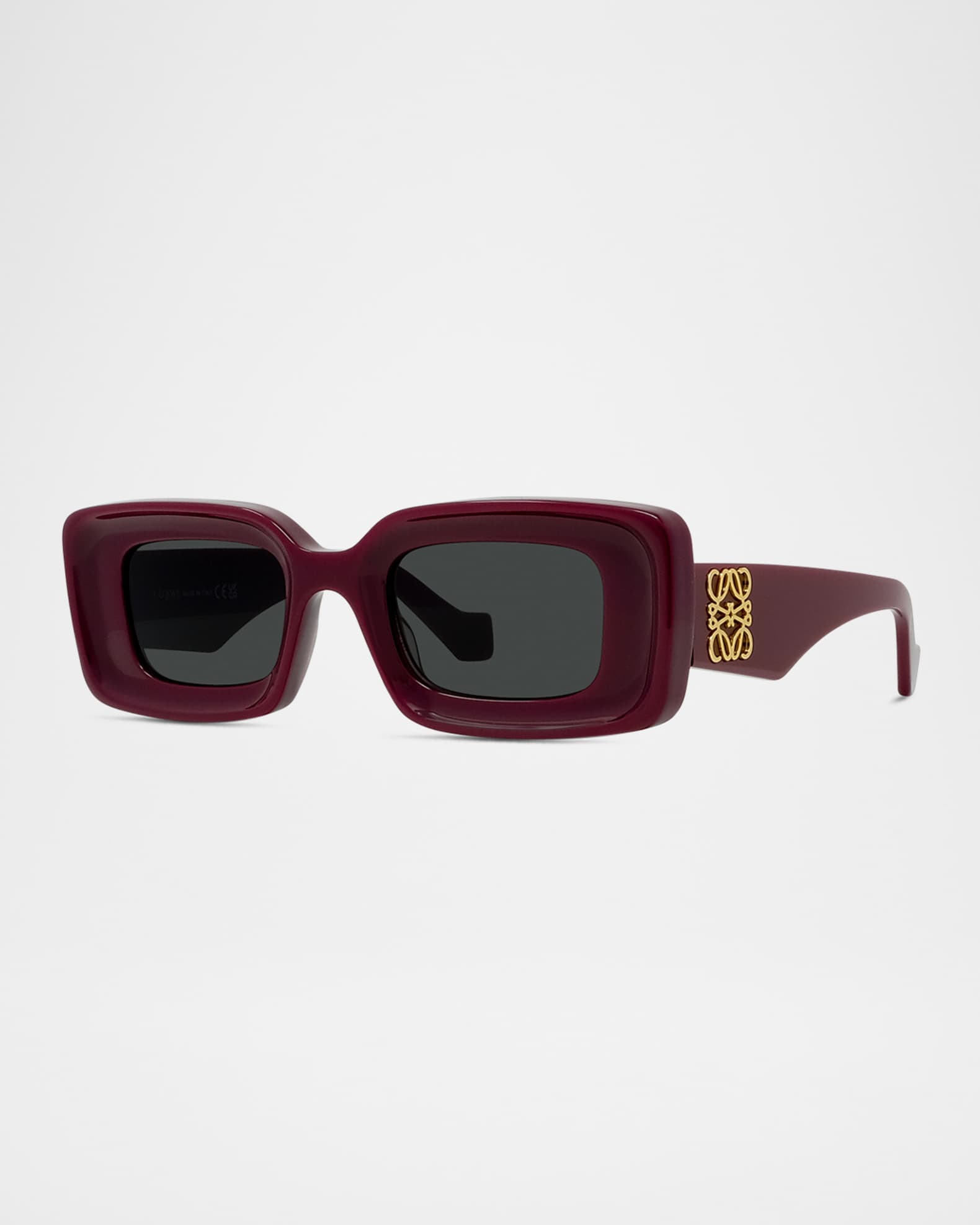 登場! Acetate Beveled Anagram Loewe Rectangle Neiman | Sunglasses 小物