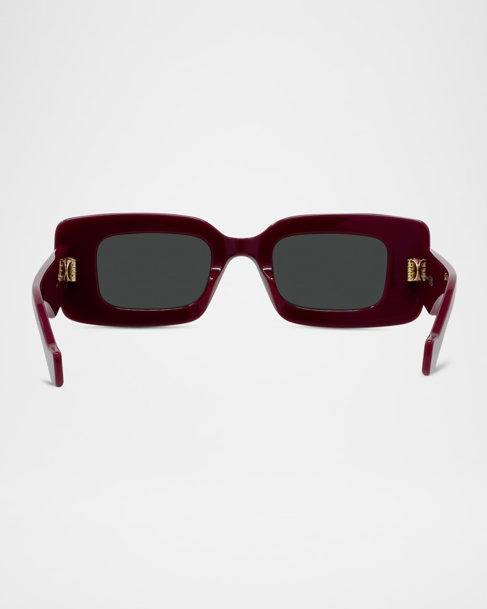 Loewe Anagram Beveled Acetate Rectangle Sunglasses | Neiman Marcus