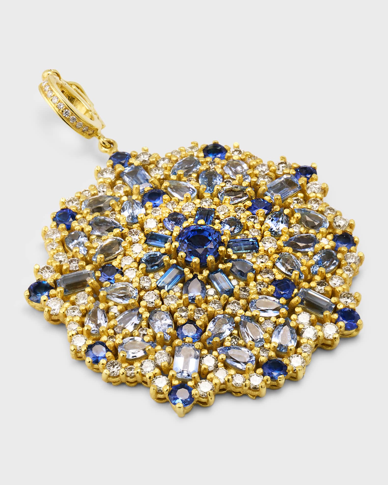 Tanya Farah Arabian Nights Ceylon Sapphire and Diamond Enahancer ...