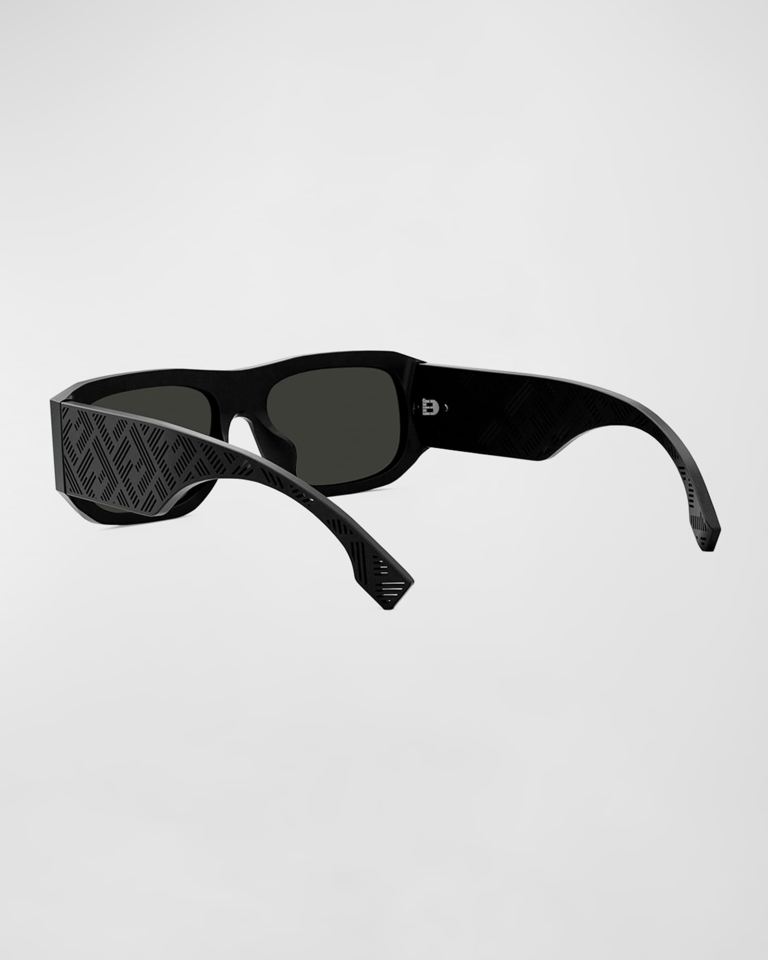 Fendi Men s Fendi Shadow Rectangle Sunglasses Neiman Marcus