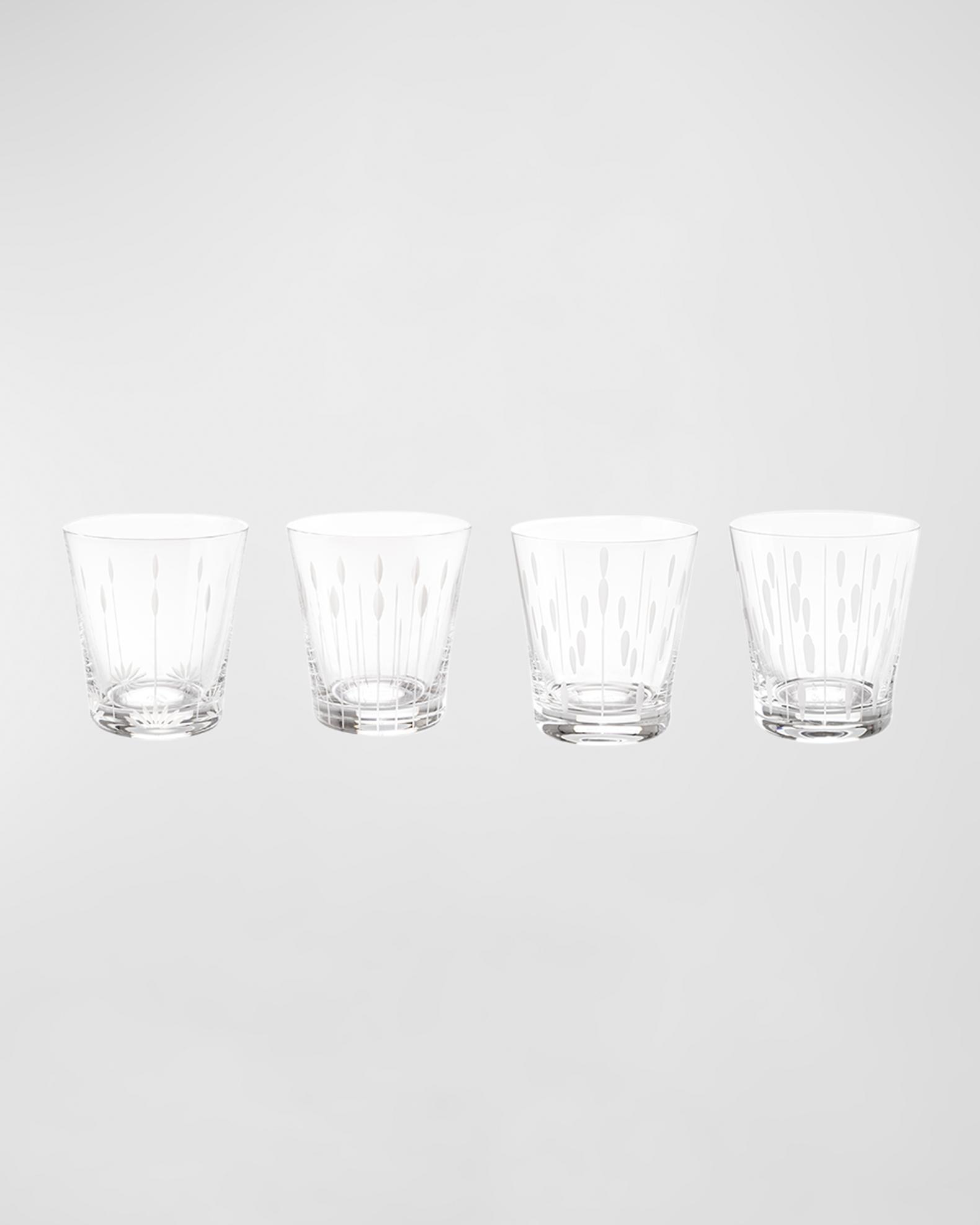 Lalique Lotus Tumblers, Set of 4 | Neiman Marcus