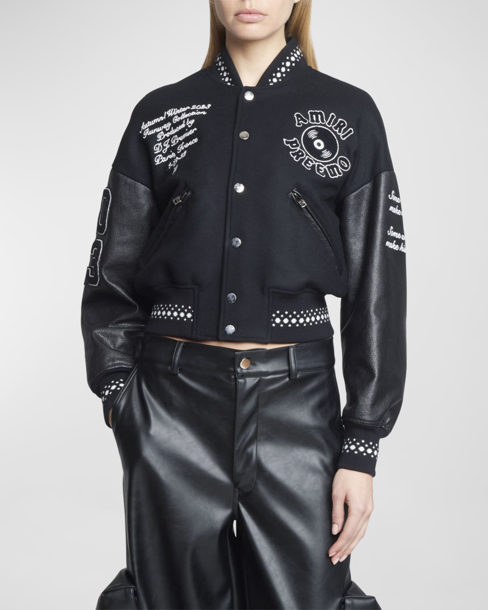 louis vuitton leather embroidered varsity review#shorts 