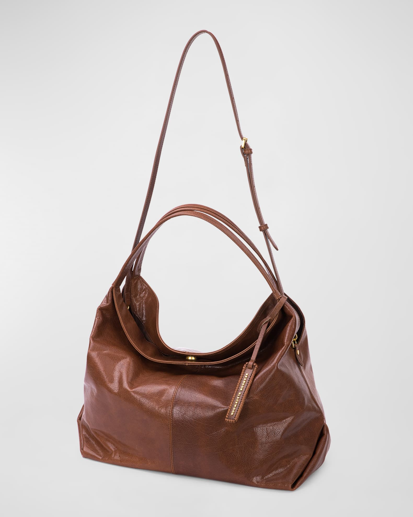 Brandon Blackwood Sylvia Leather Hobo Bag Neiman Marcus