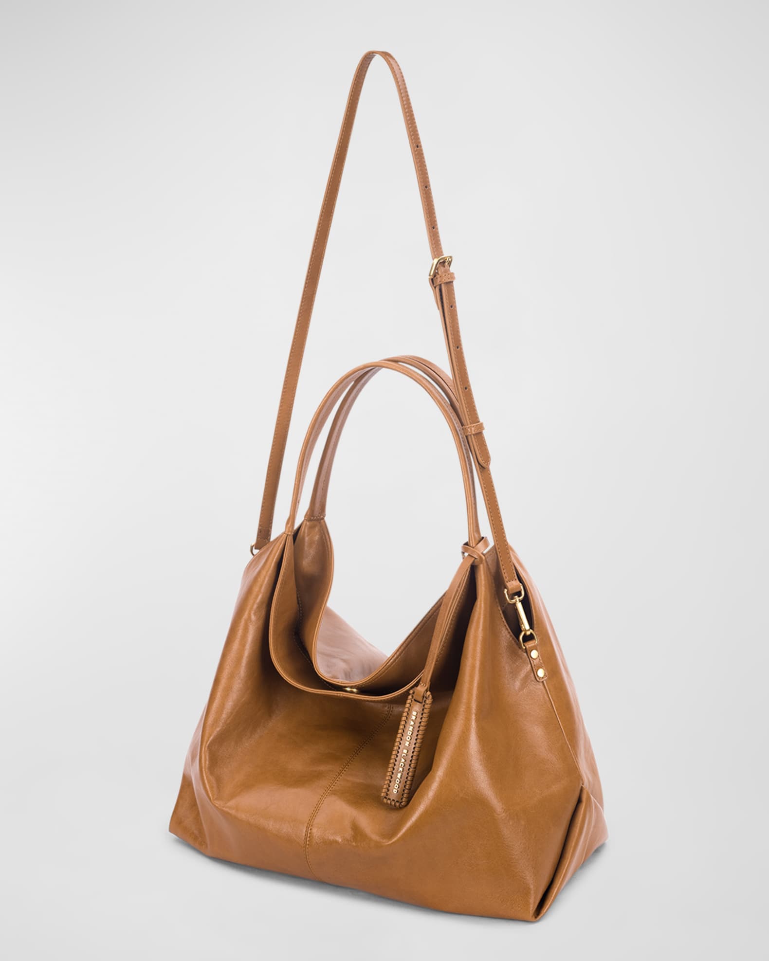 Brandon Blackwood Sylvia Leather Hobo Bag Neiman Marcus