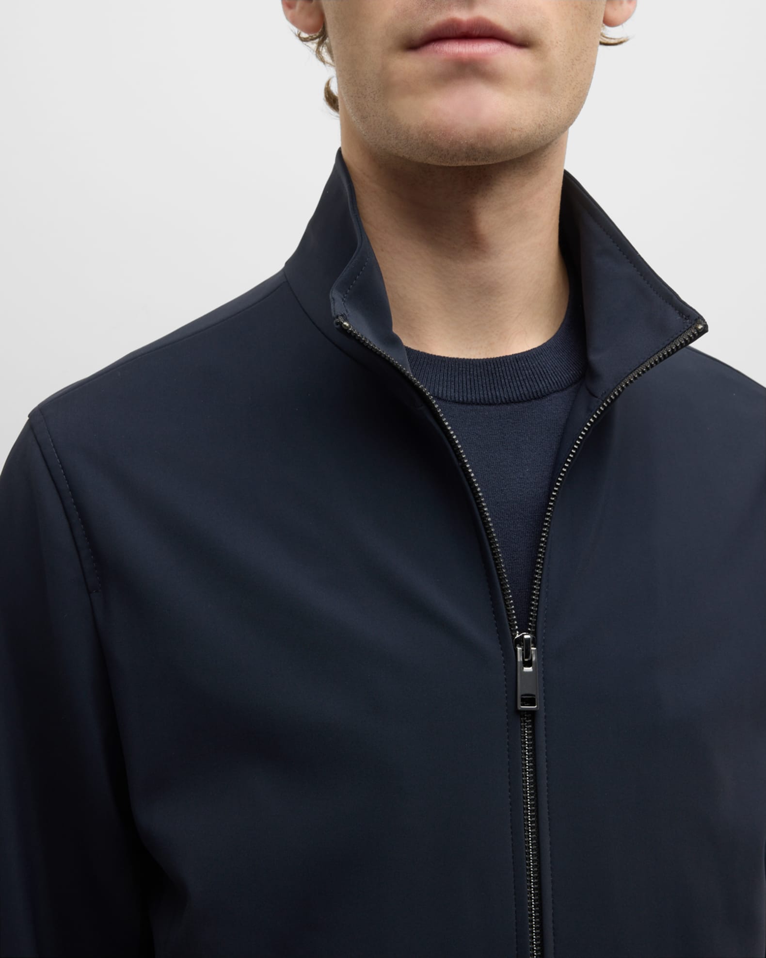 Theory Men's Marco Precision Ponte Jacket | Neiman Marcus