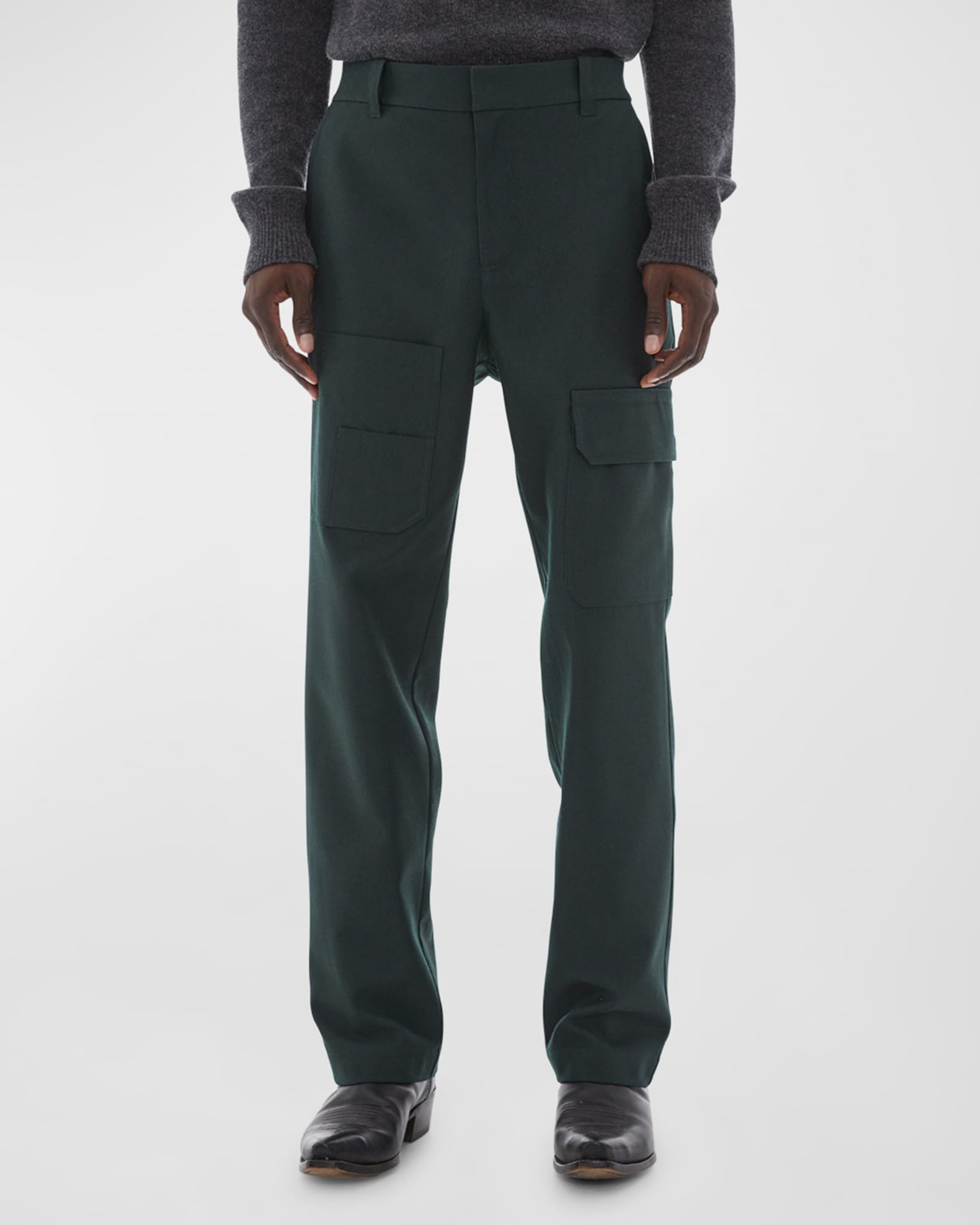 Men's Yarn-Dyed Gabardine Utility Pants