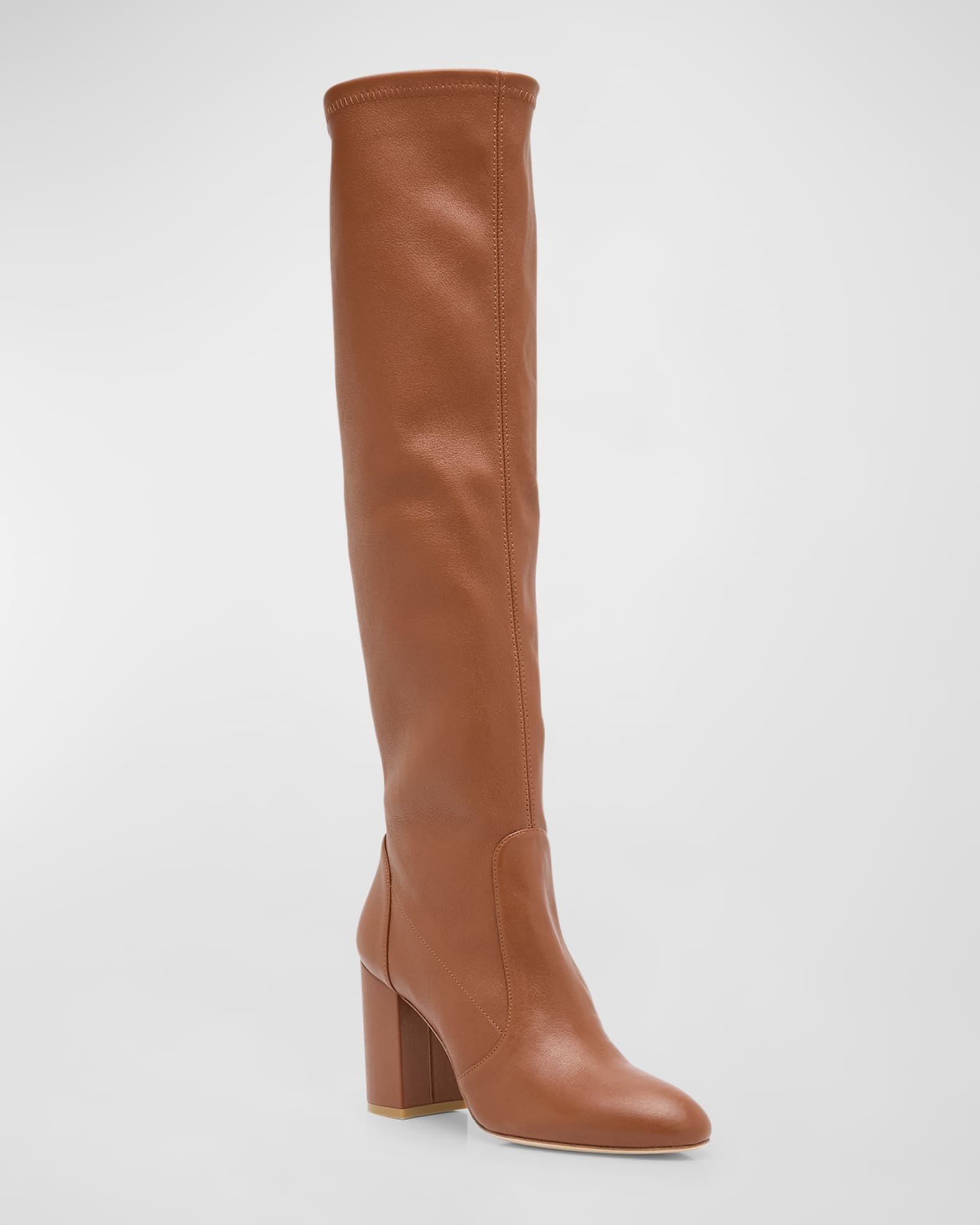 Yuliana Leather Knee Boots 1