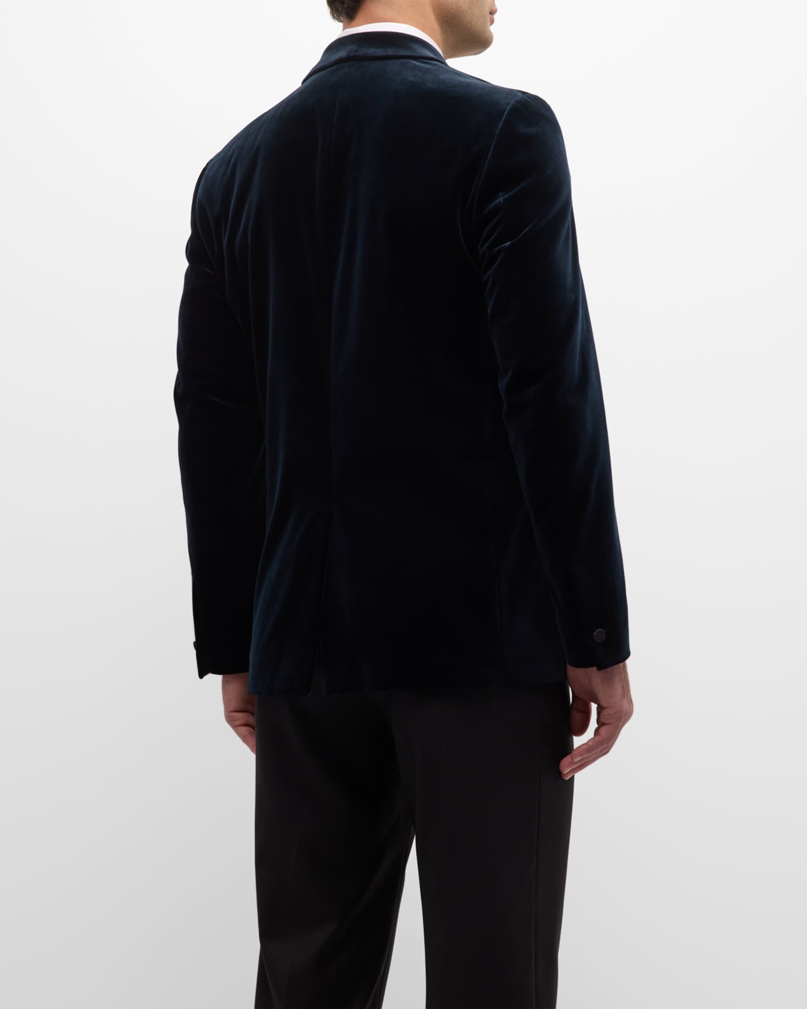 Theory Men's Chambers Tux in Plush Velvet | Neiman Marcus