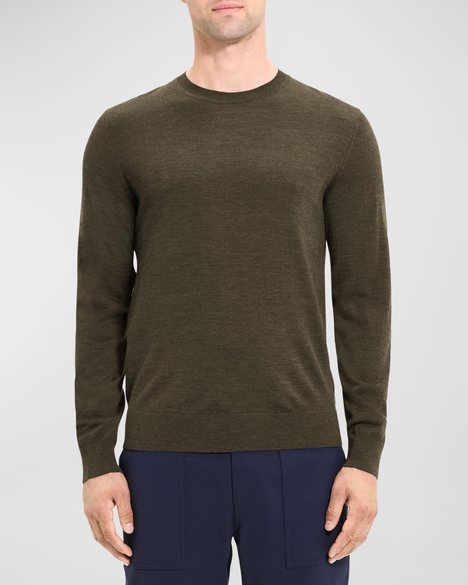 Theory Regal Wool Crewneck Sweater