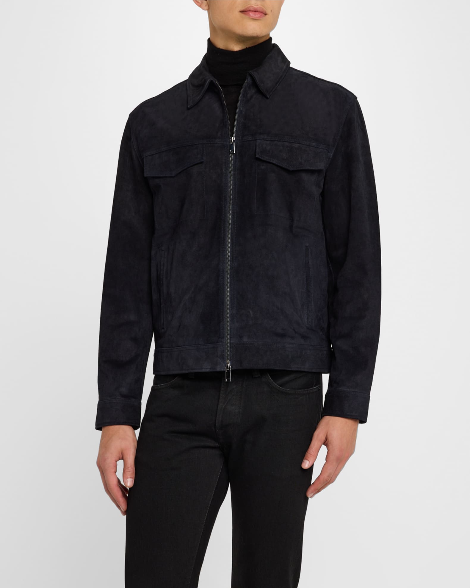 Neiman marcus suede jacket deals