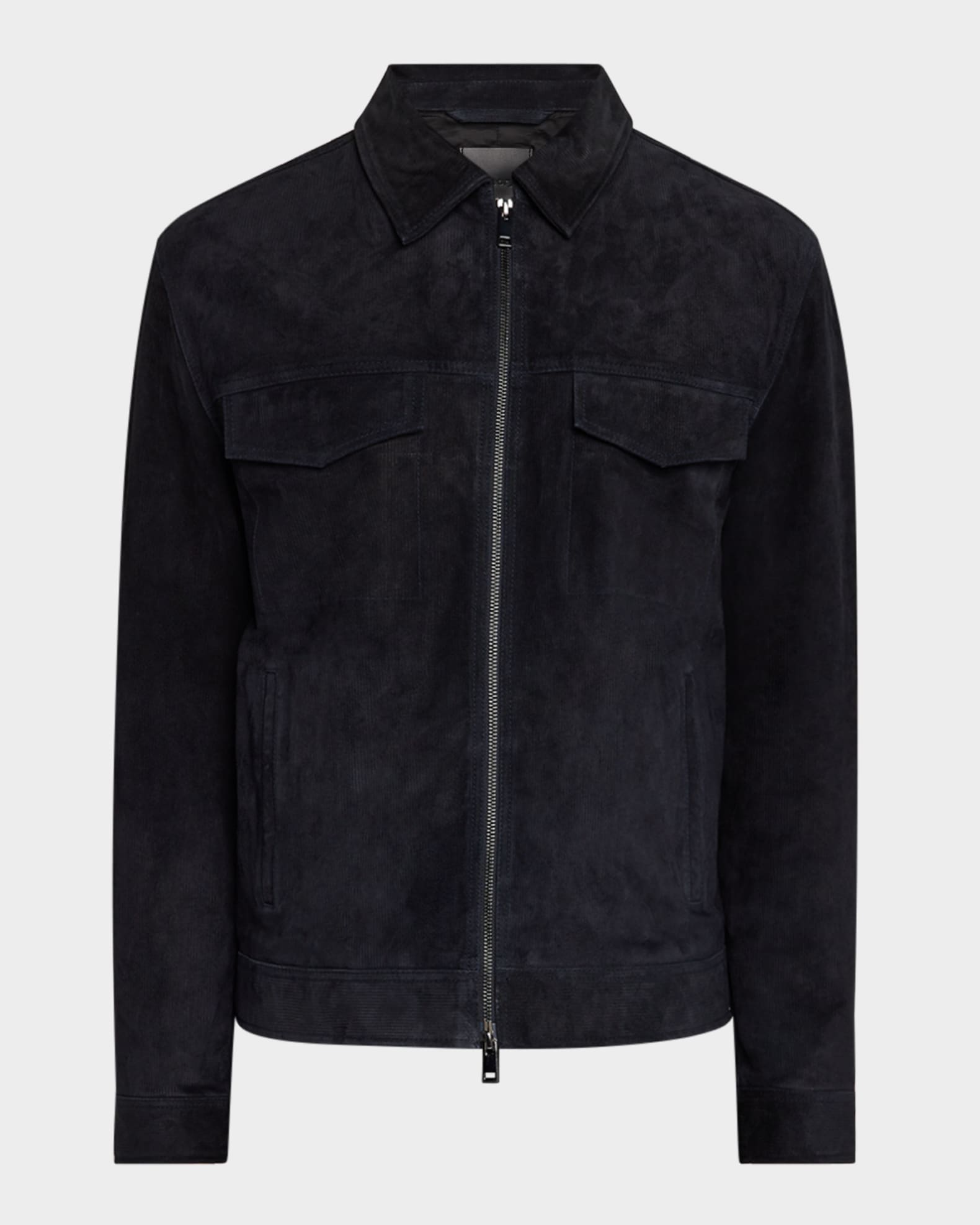 Men s Damien Full Zip Suede Jacket