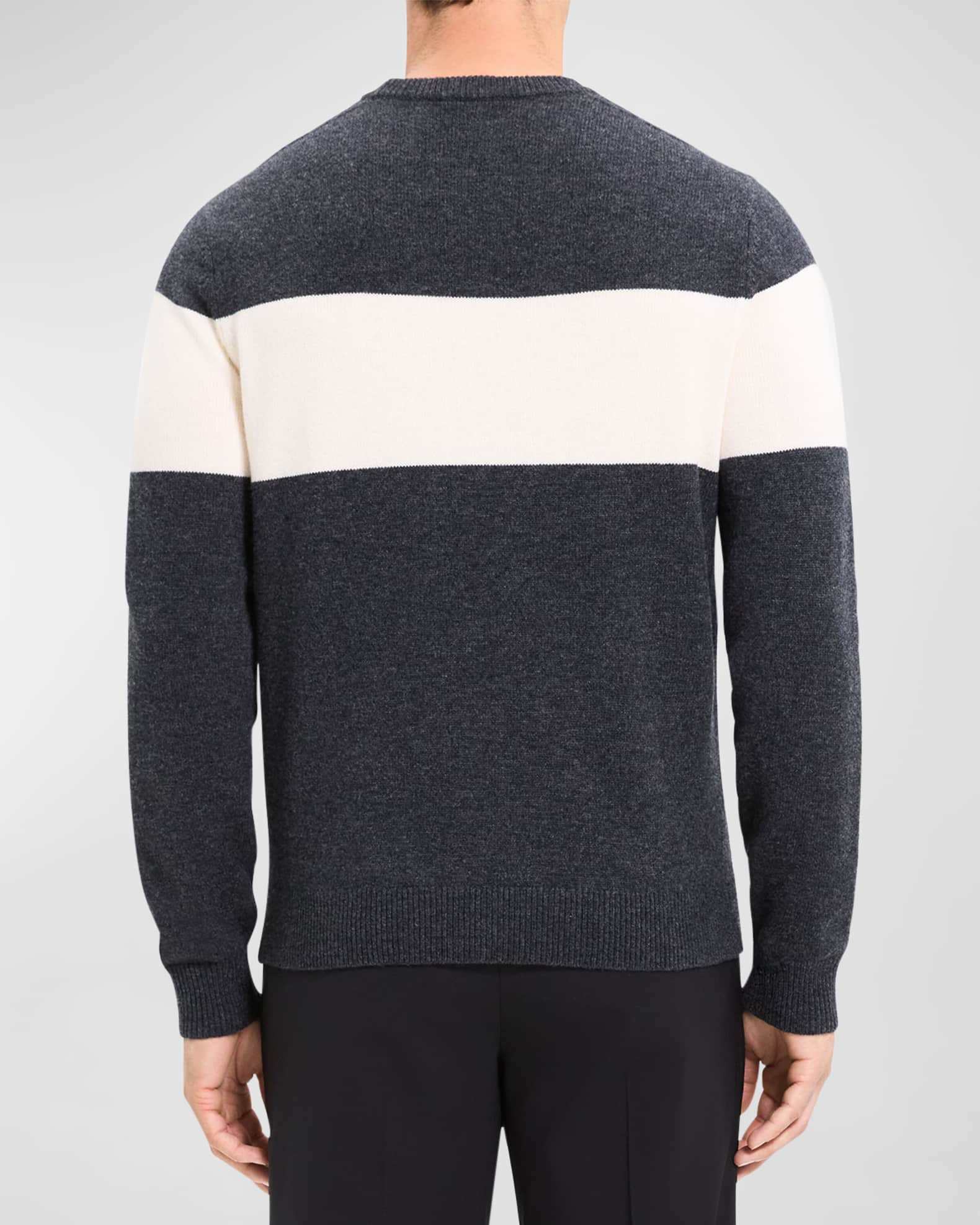 Theory optic stripe sales sweater