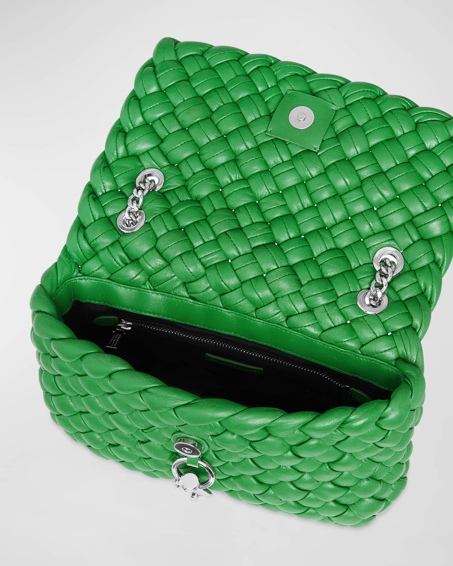 Rebecca Minkoff Edie Flap Woven Chain Shoulder Bag Neiman Marcus