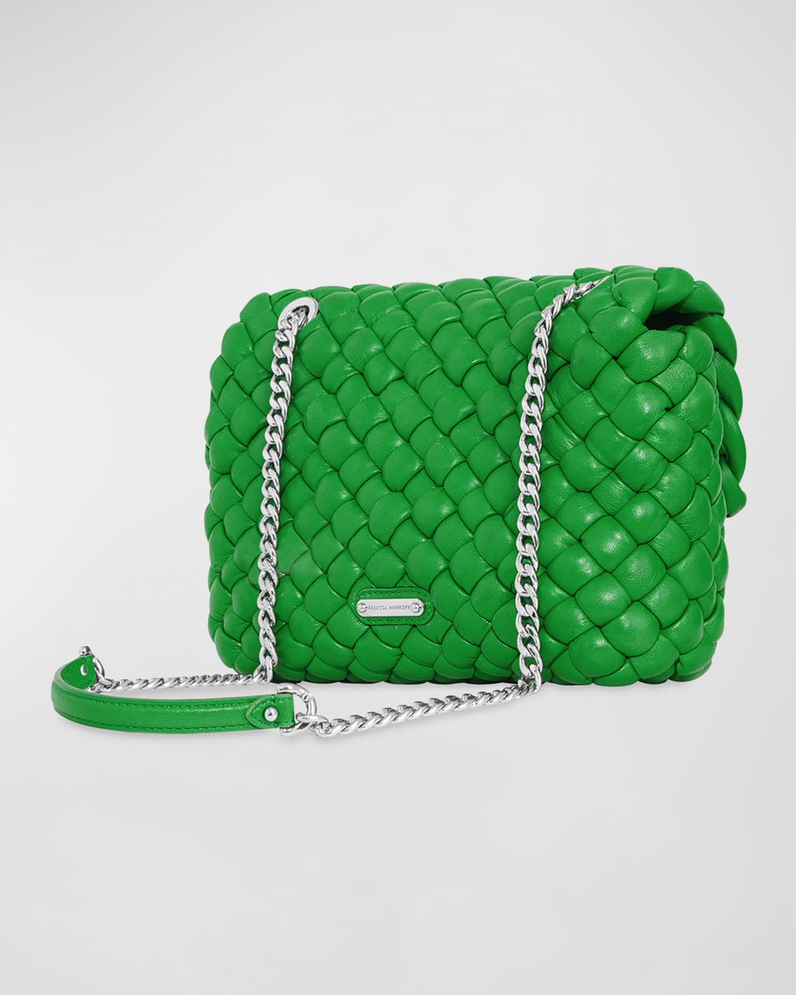 Rebecca Minkoff Edie Flap Woven Chain Shoulder Bag Neiman Marcus