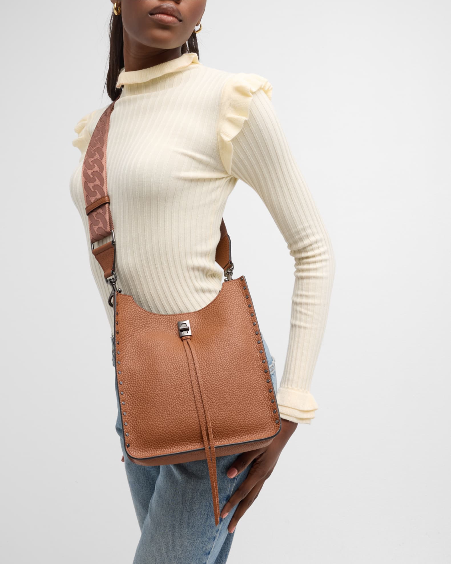 Rebecca Minkoff Darren Leather Shoulder Bag Neiman Marcus