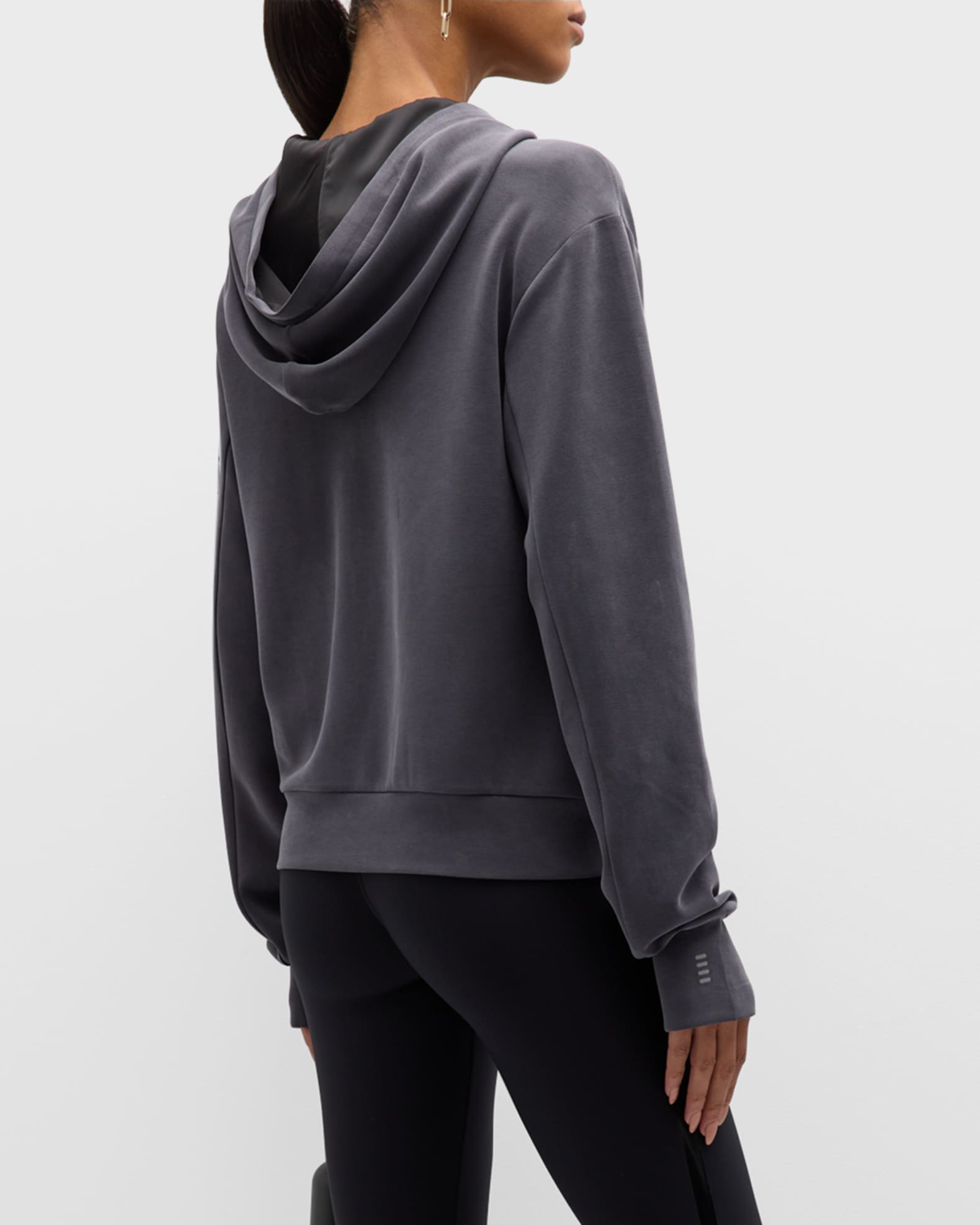 Blanc Noir
 Reversible Faux Fur Hoodie