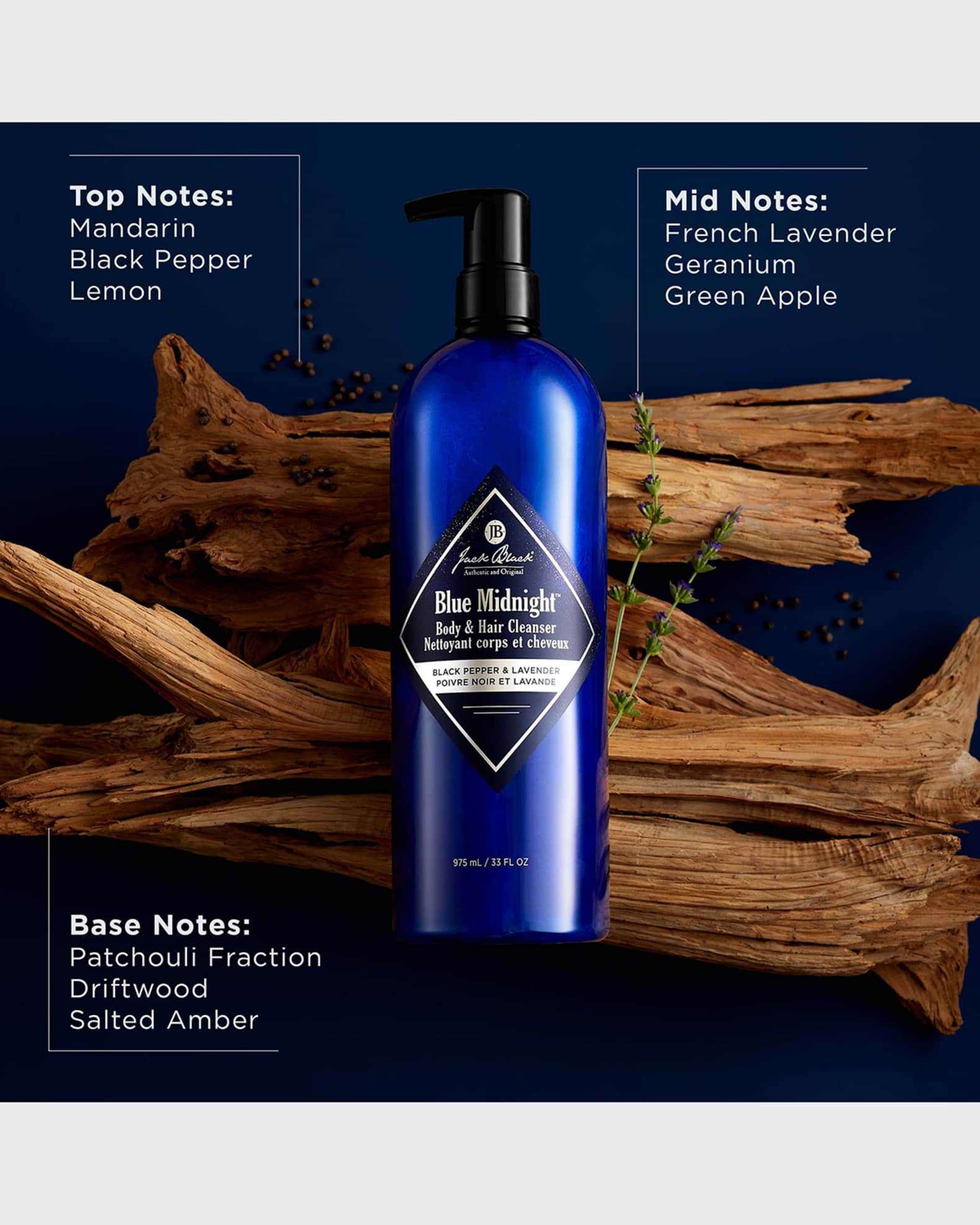 Blue Midnight Body and Hair Cleanser, 33 oz 1