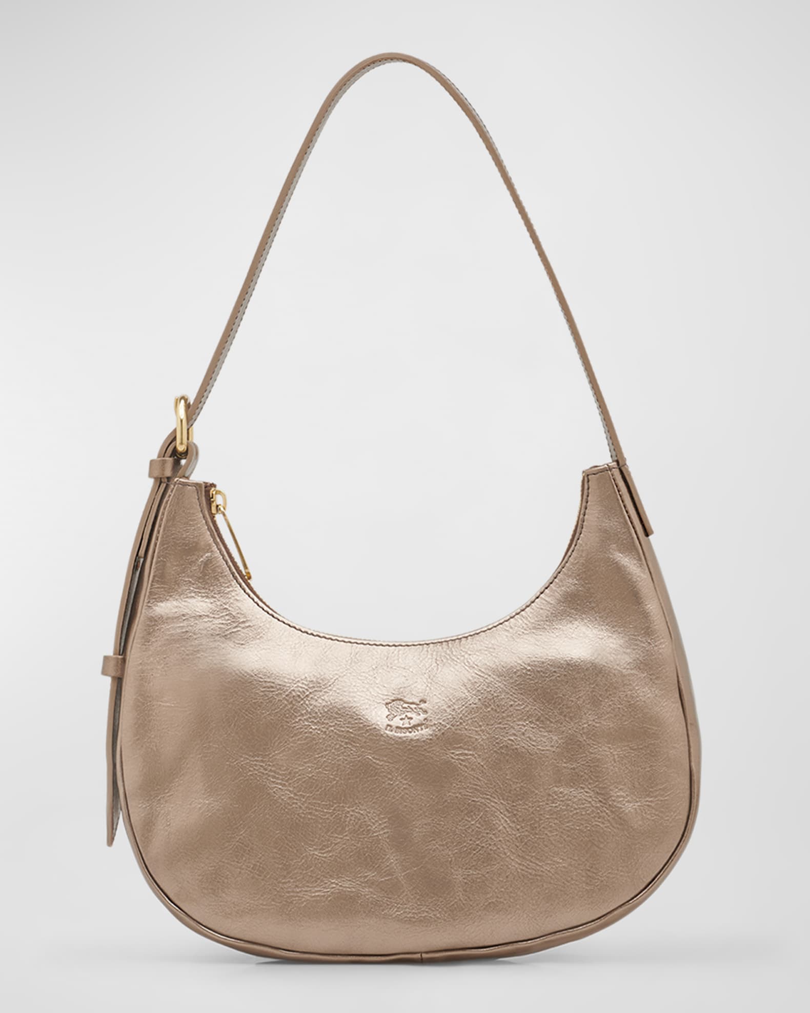 Belcanto Metallic Leather Shoulder Bag 0