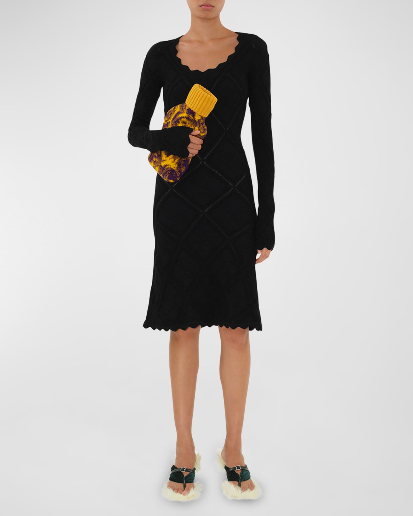 Burberry knit dress clearance