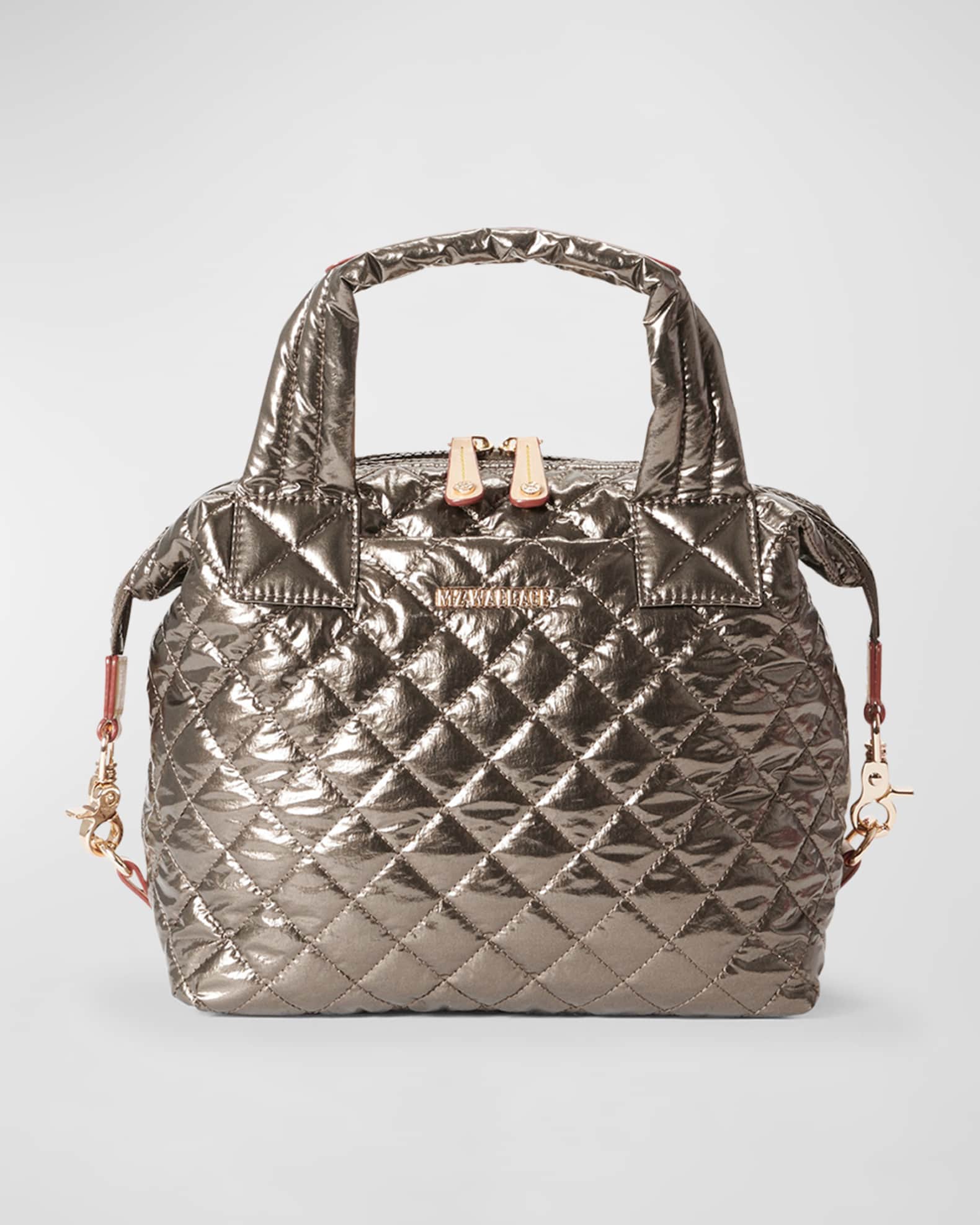 MZ WALLACE Sutton Deluxe Medium Woven Quilted Crossbody Bag