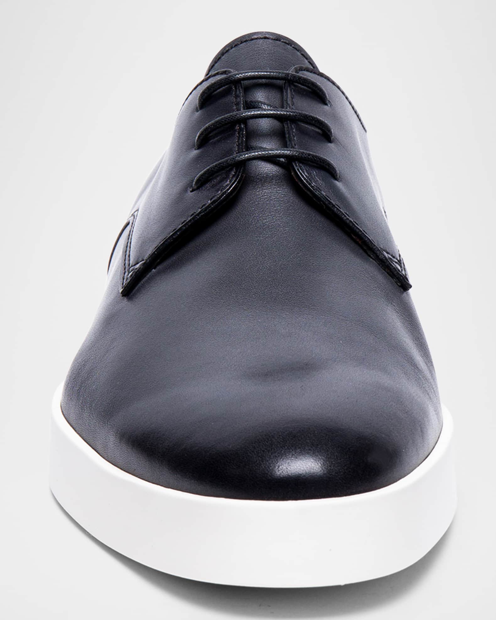 Santoni Men's Atlantis Leather Oxfords | Neiman Marcus