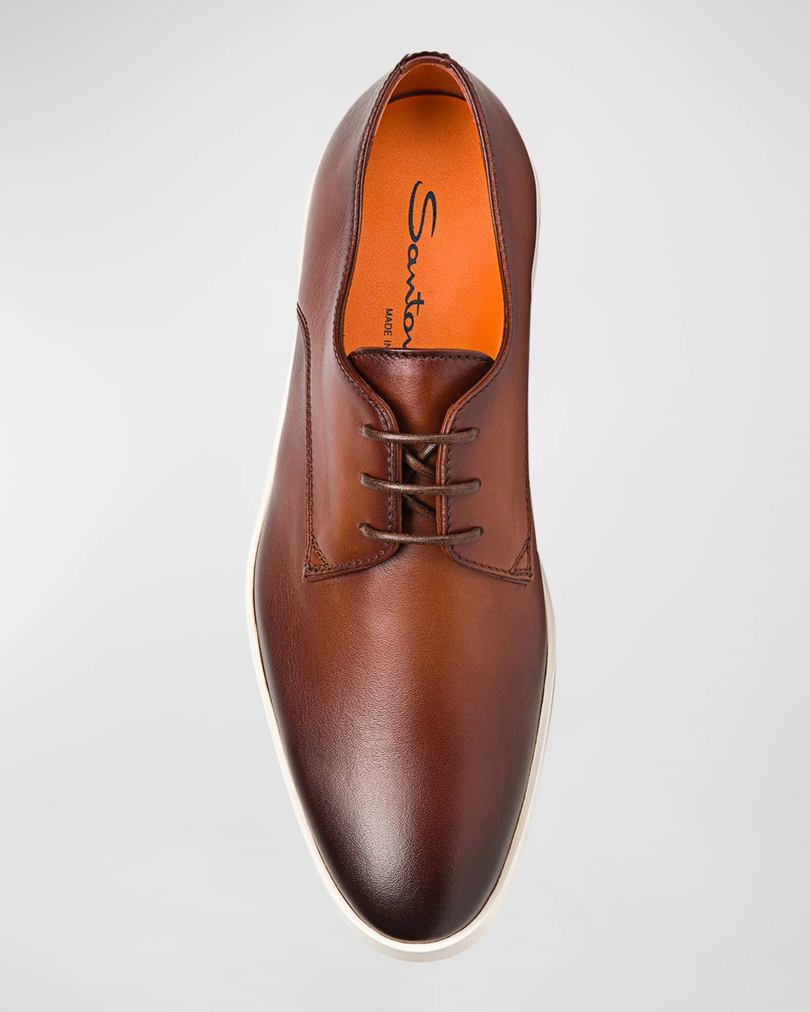 Santoni Men's Atlantis Leather Oxfords | Neiman Marcus Santoni Men's Atlantis Leather Oxfords | Neiman Marcus