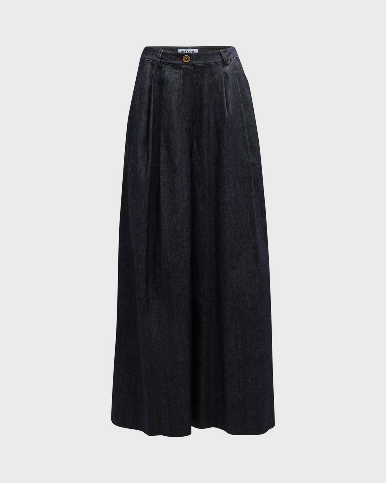 Dice Kayek pleat-detail tailored shorts - Black