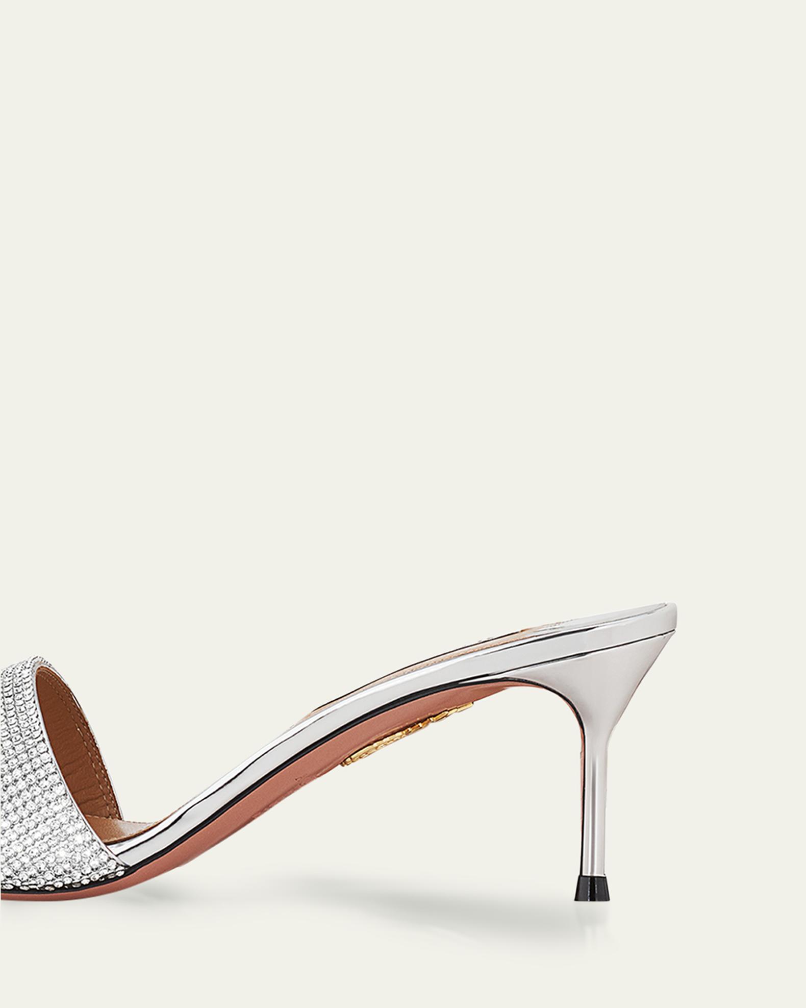 Ace Crystal Metallic Leather Mule main image 1