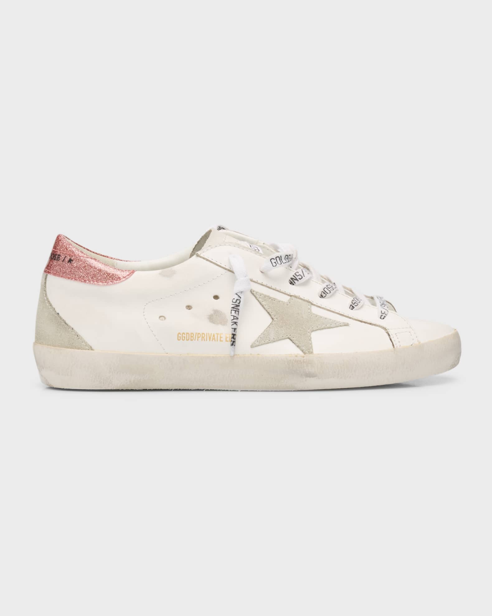 Superstar Mixed Leather Low-Top Sneakers 0