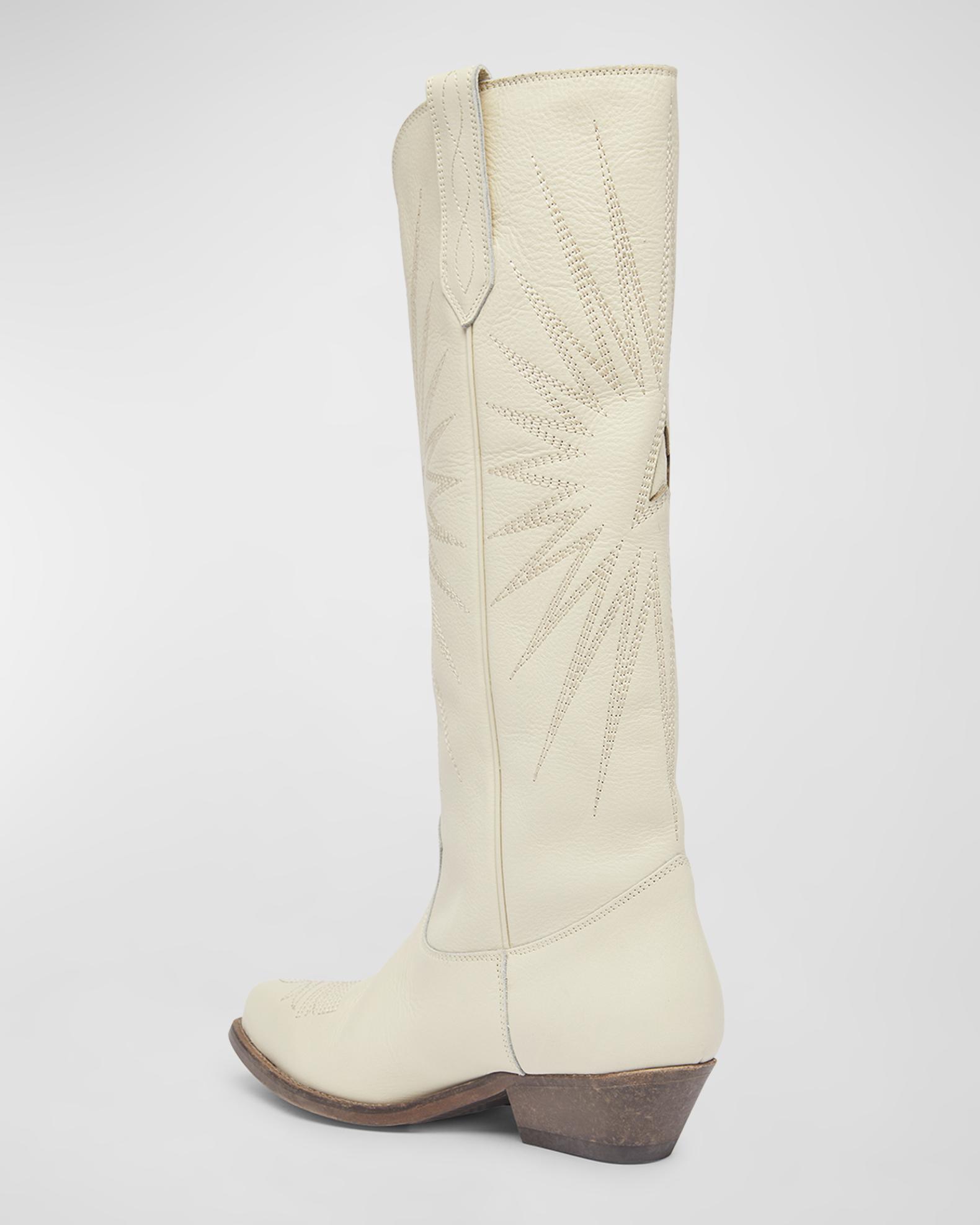 Golden Goose Wish Star Knee Leather Cowboy Boots | Neiman Marcus display picture 2