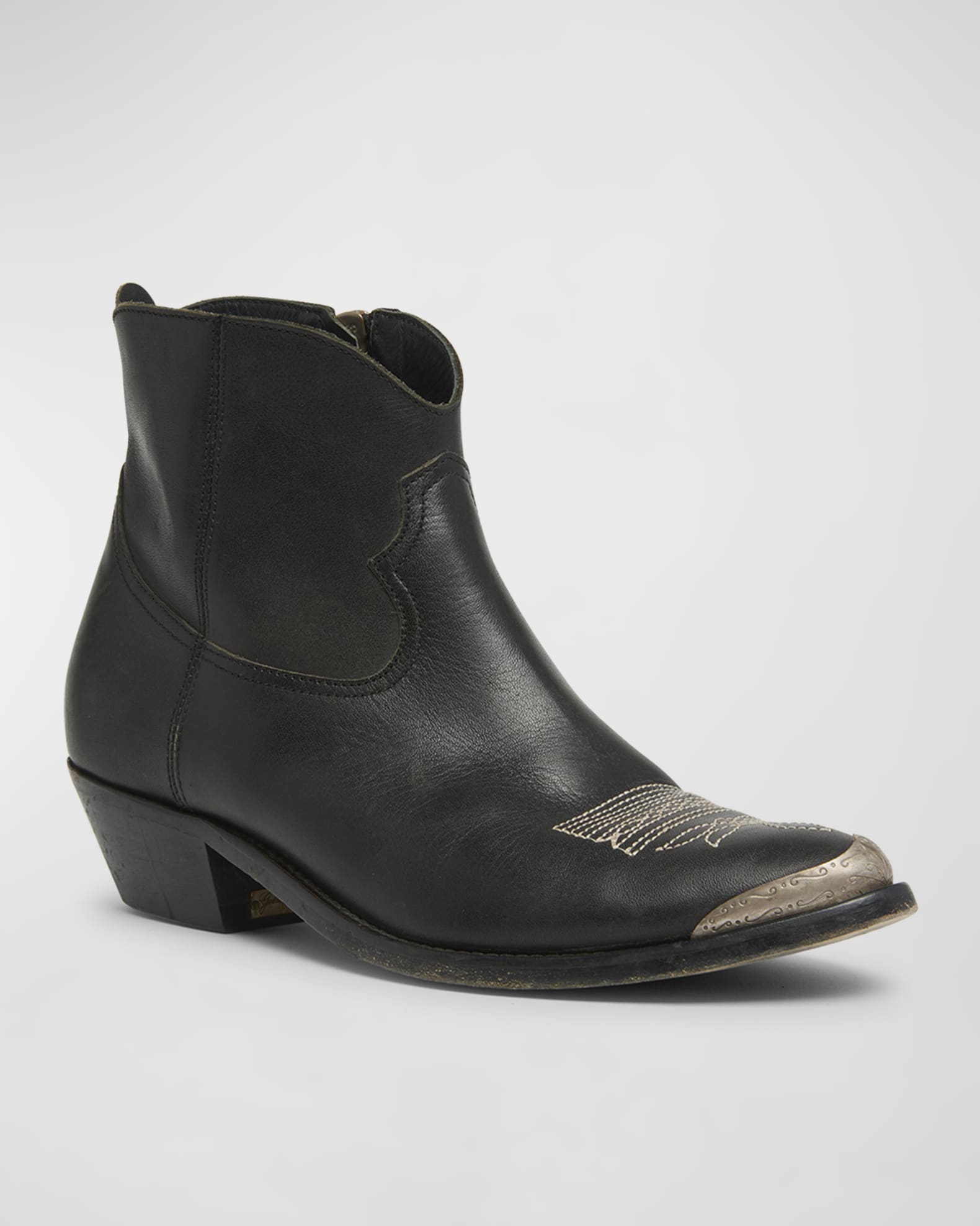 Golden goose cowboy ankle boots discount