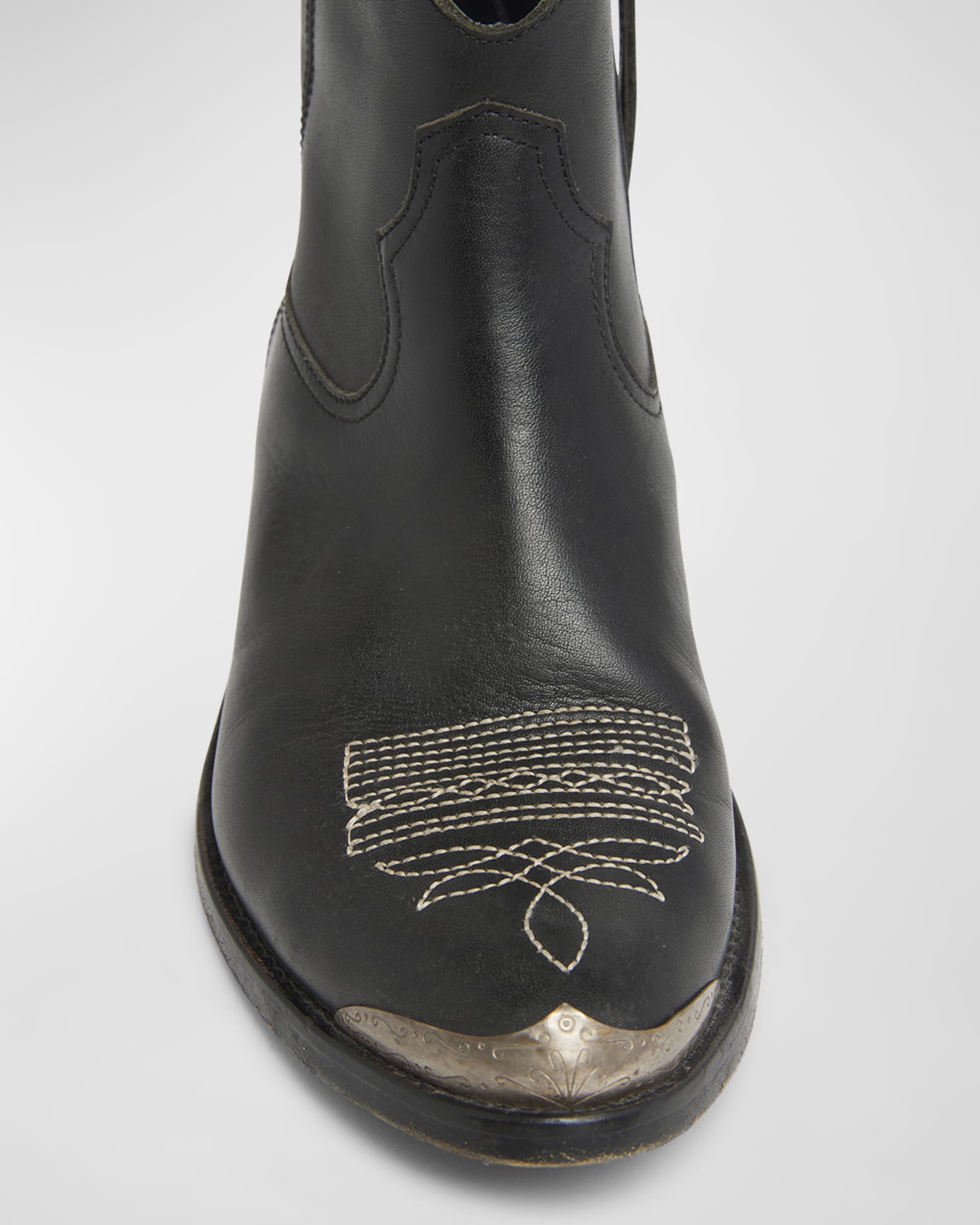 Golden goose cowboy ankle boots shop
