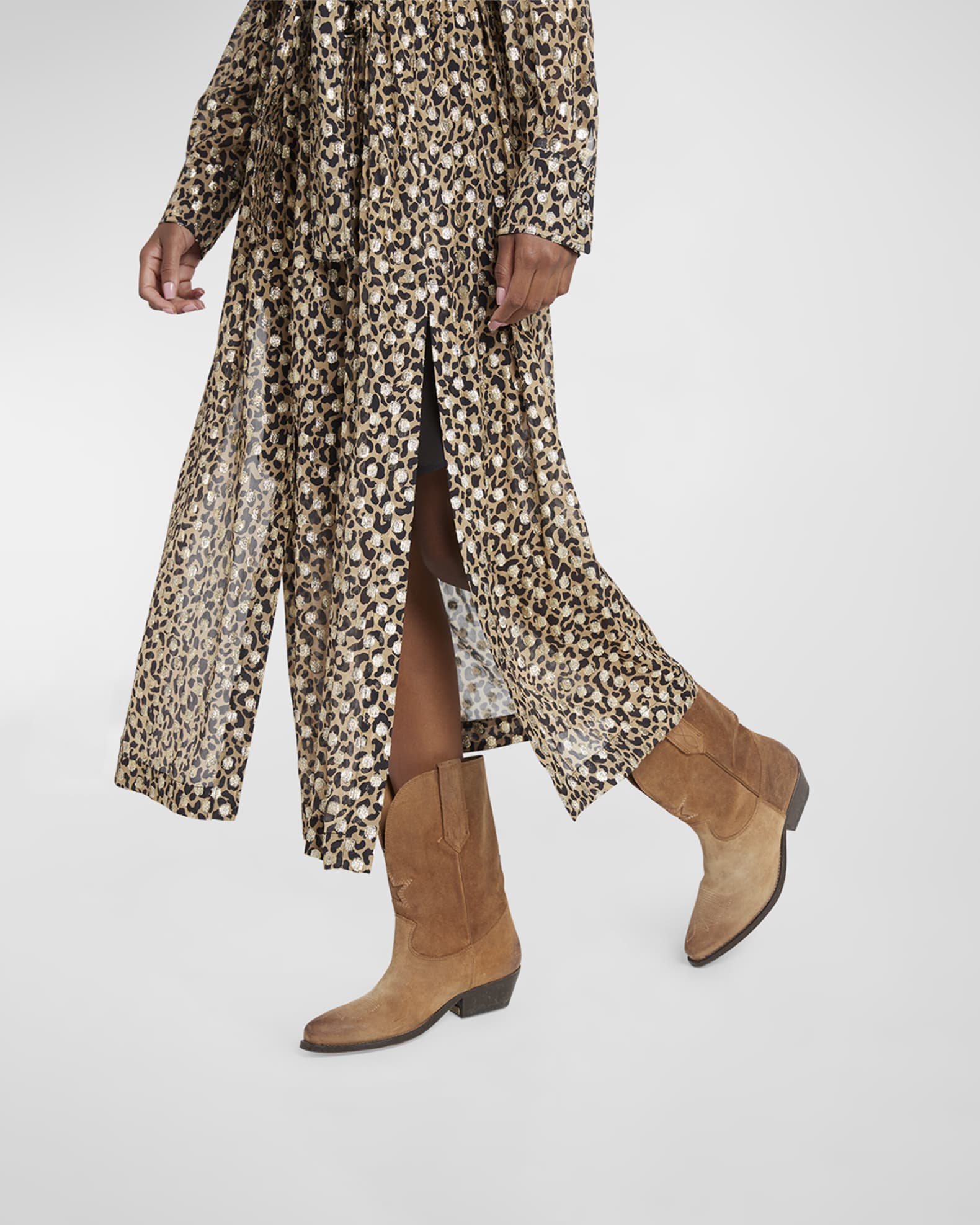 Wish Star Suede Western Boots 1
