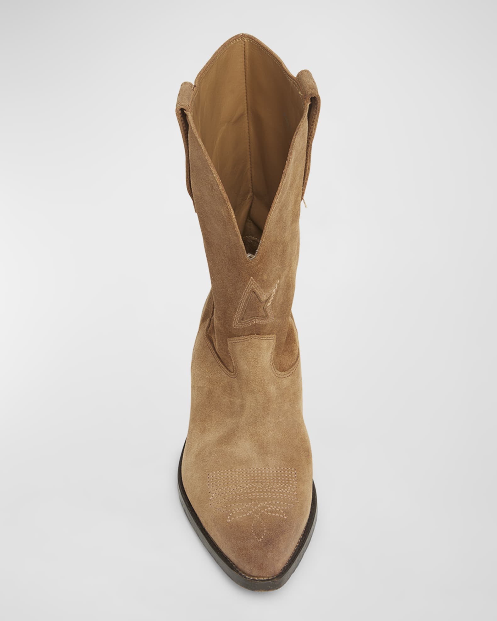 Golden Goose Wish Star Suede Western Boots | Neiman Marcus