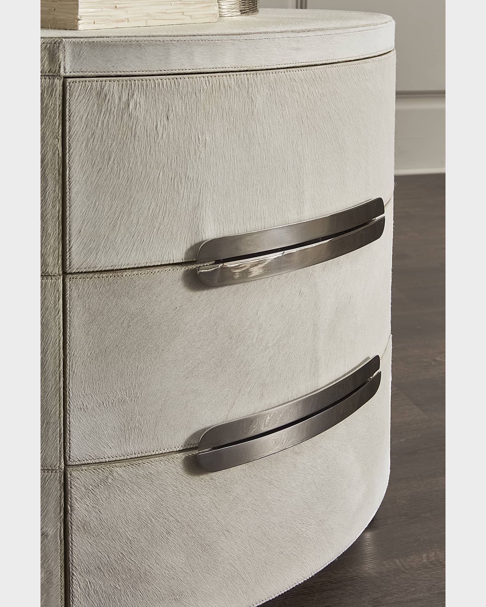 Bernhardt Lyric Hairhide Nightstand Neiman Marcus