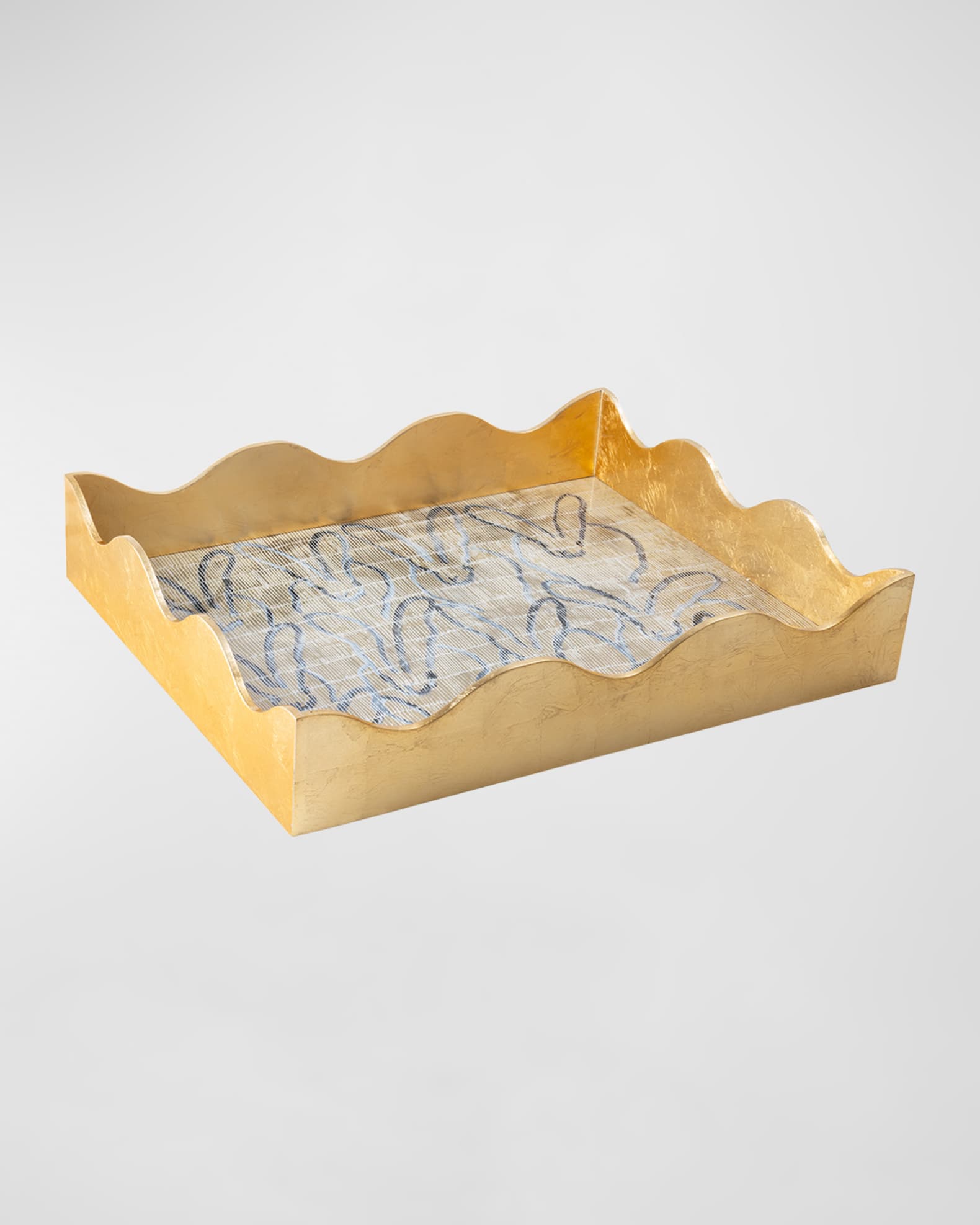 The Countess Gold Leaf Tray 1