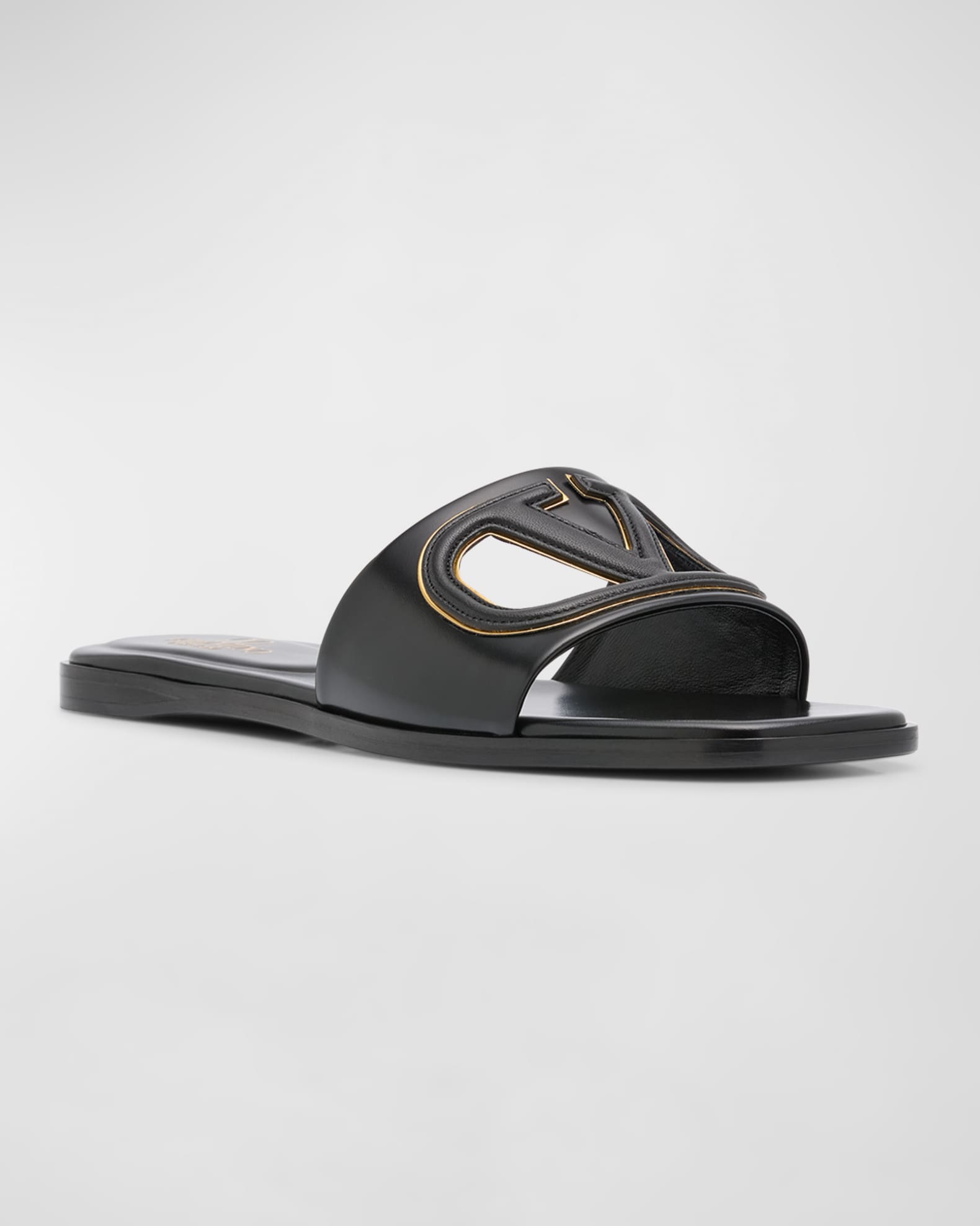 Valentino Garavani Vlogo Cut Out Leather Sandals