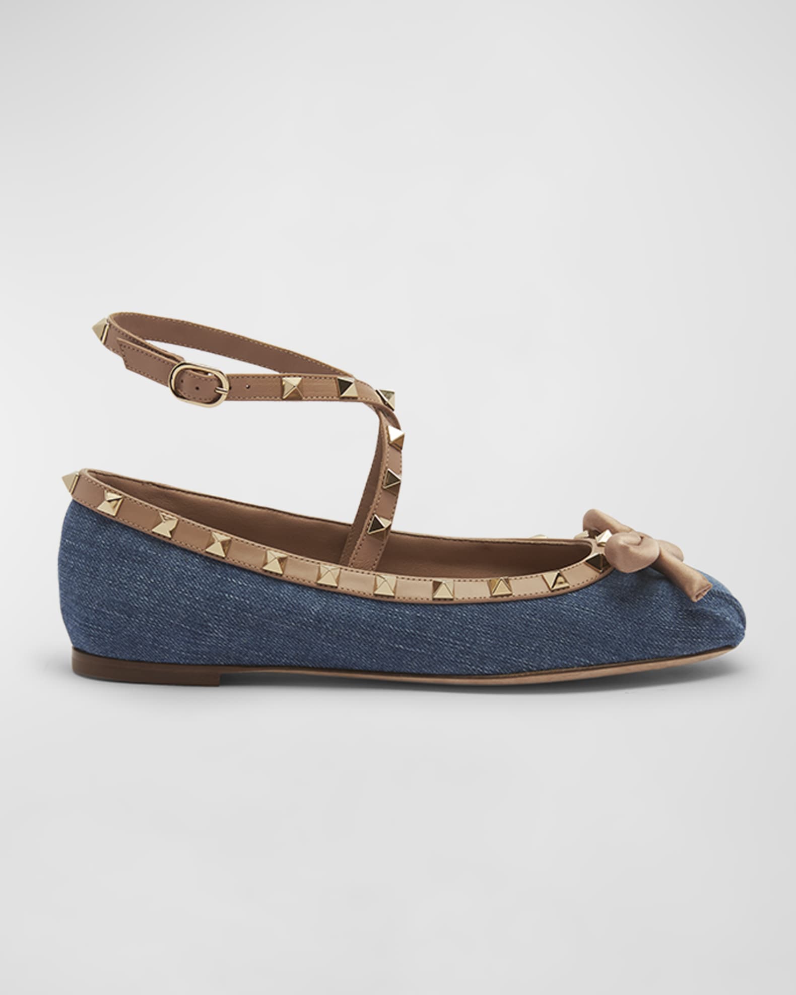 Toile Iconographe denim ballet flats