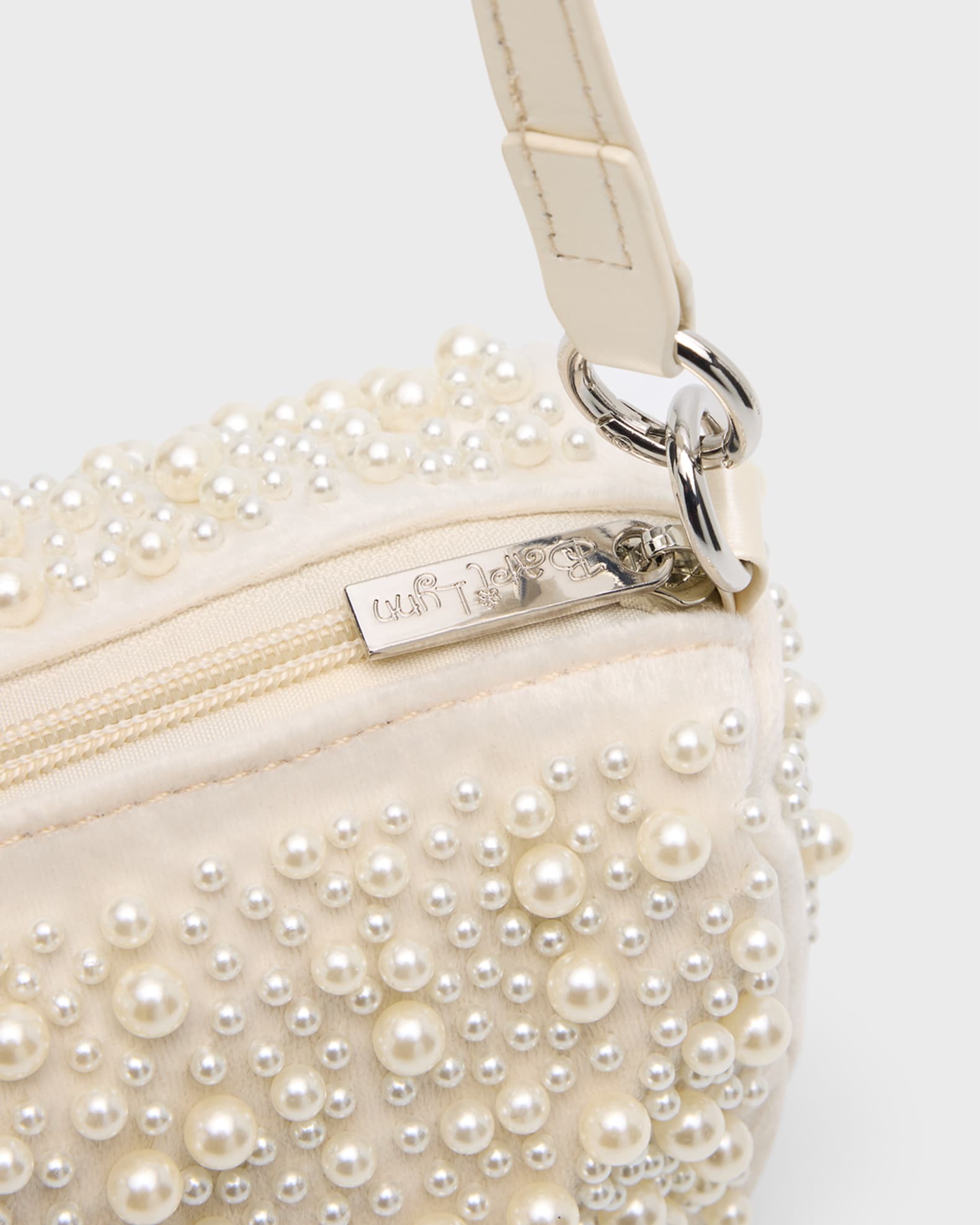 Bari Lynn Girl's Faux Pearls Embellished Bag | Neiman Marcus