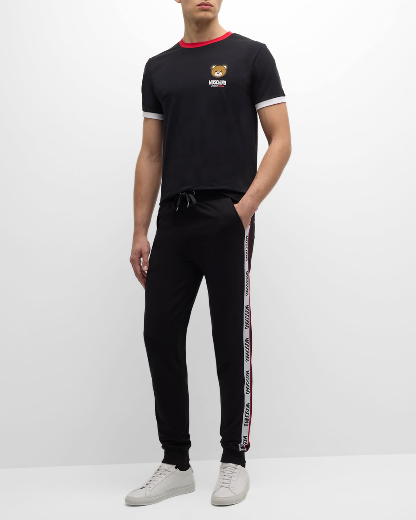 Men's Logo-Tape Sweatpants 1